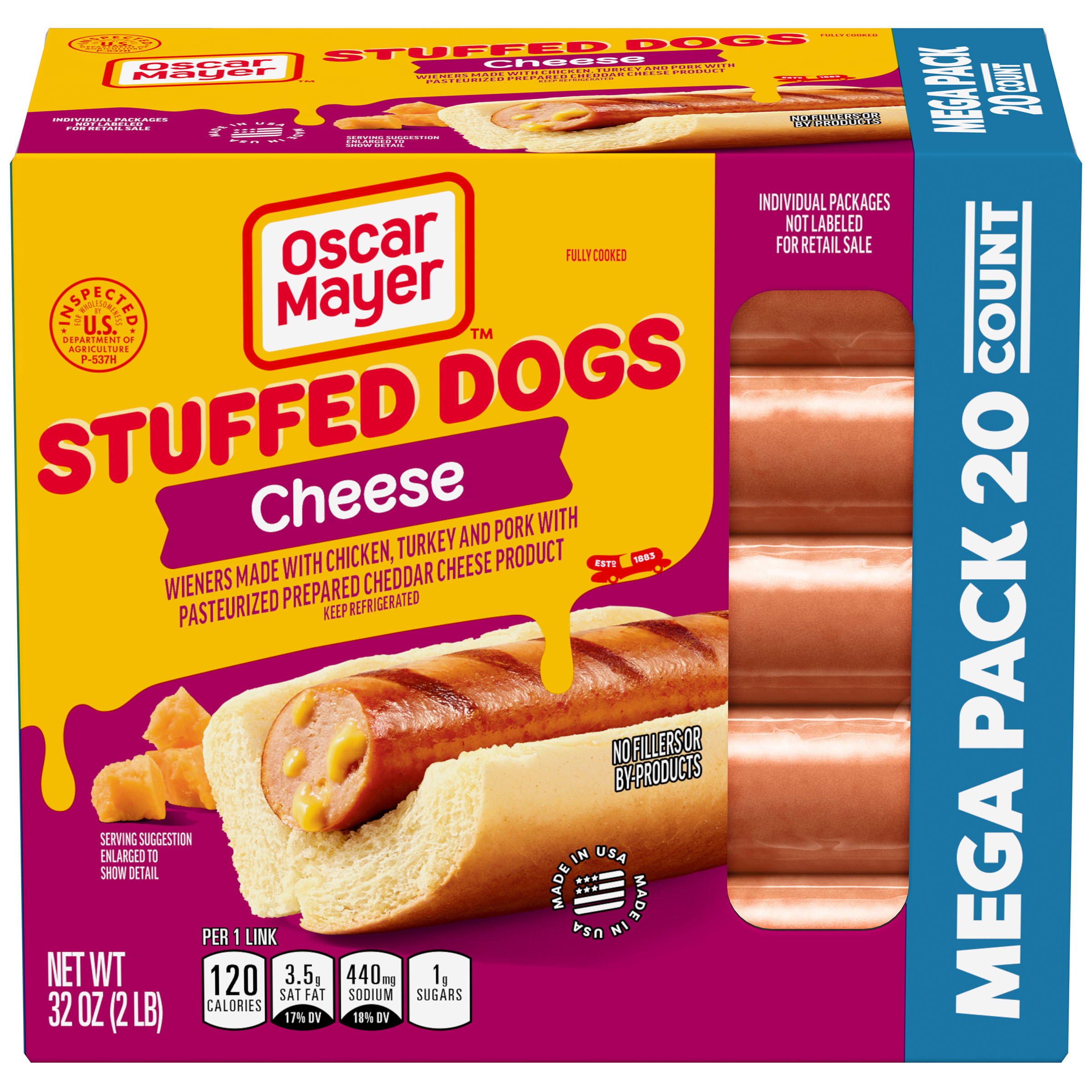 Cheese Stuffed Hot Dogs Oscar Mayer