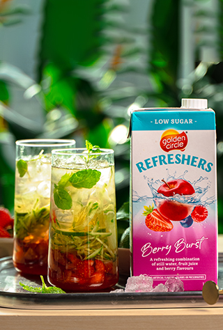 Berry and cucumber refreshers mocktail | Golden Circle | Australia ...