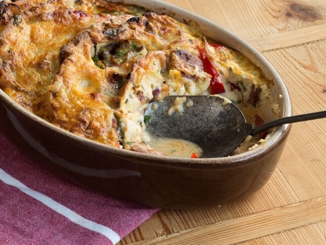 Savoury bread pudding | Gravox | Australia | Recipes - Kraft Heinz