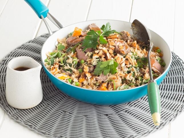 Lamb & pecan pilaf | Gravox | Australia | Recipes - Kraft Heinz