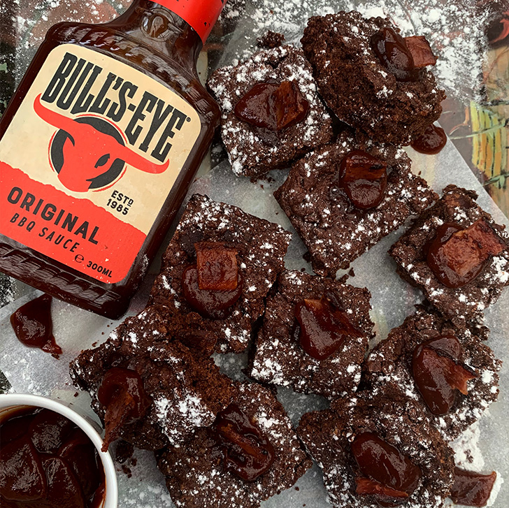 BBQ bacon brownies | Bull's-Eye | New Zealand | Recipes - Kraft Heinz