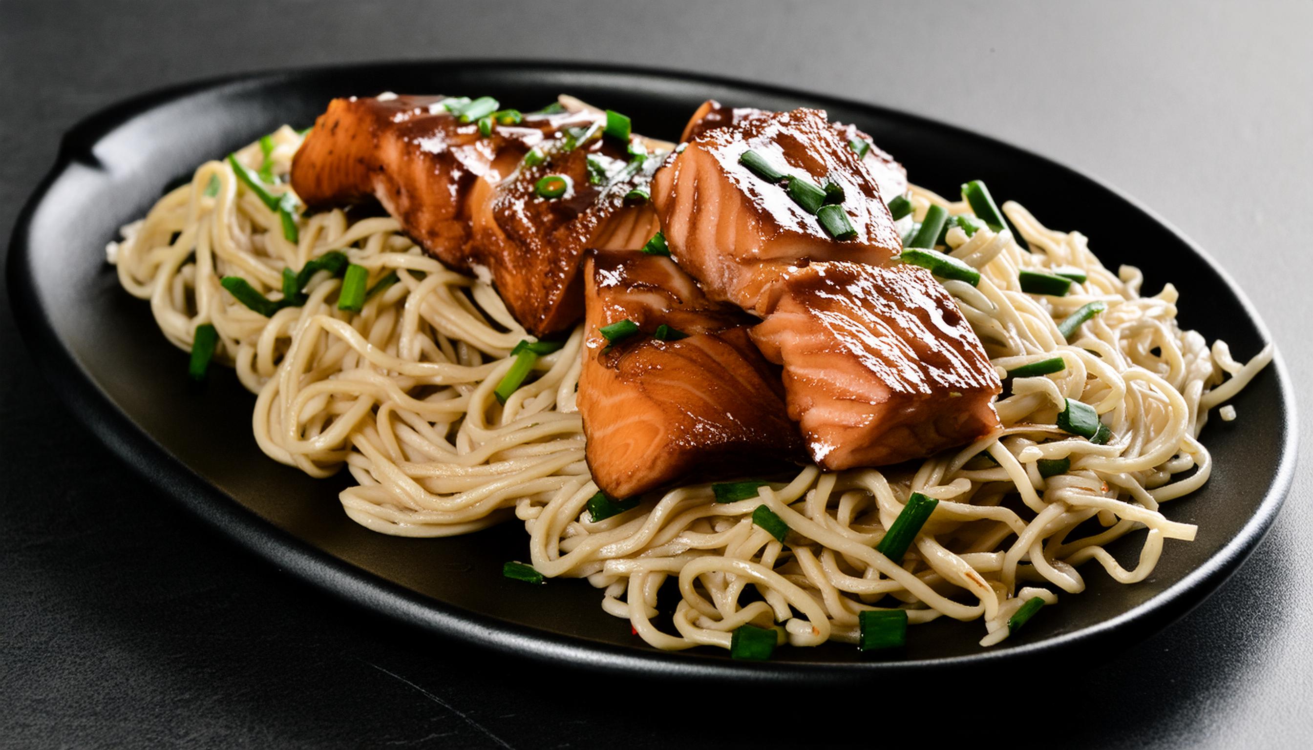 Garlic & Chinese five spice salmon noodles | Amoy | United Kingdown | Recipes - Kraft Heinz