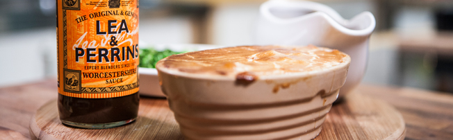 Steak and mushroom pie | Lea & Perrins | United Kingdown | Recipes - Kraft Heinz