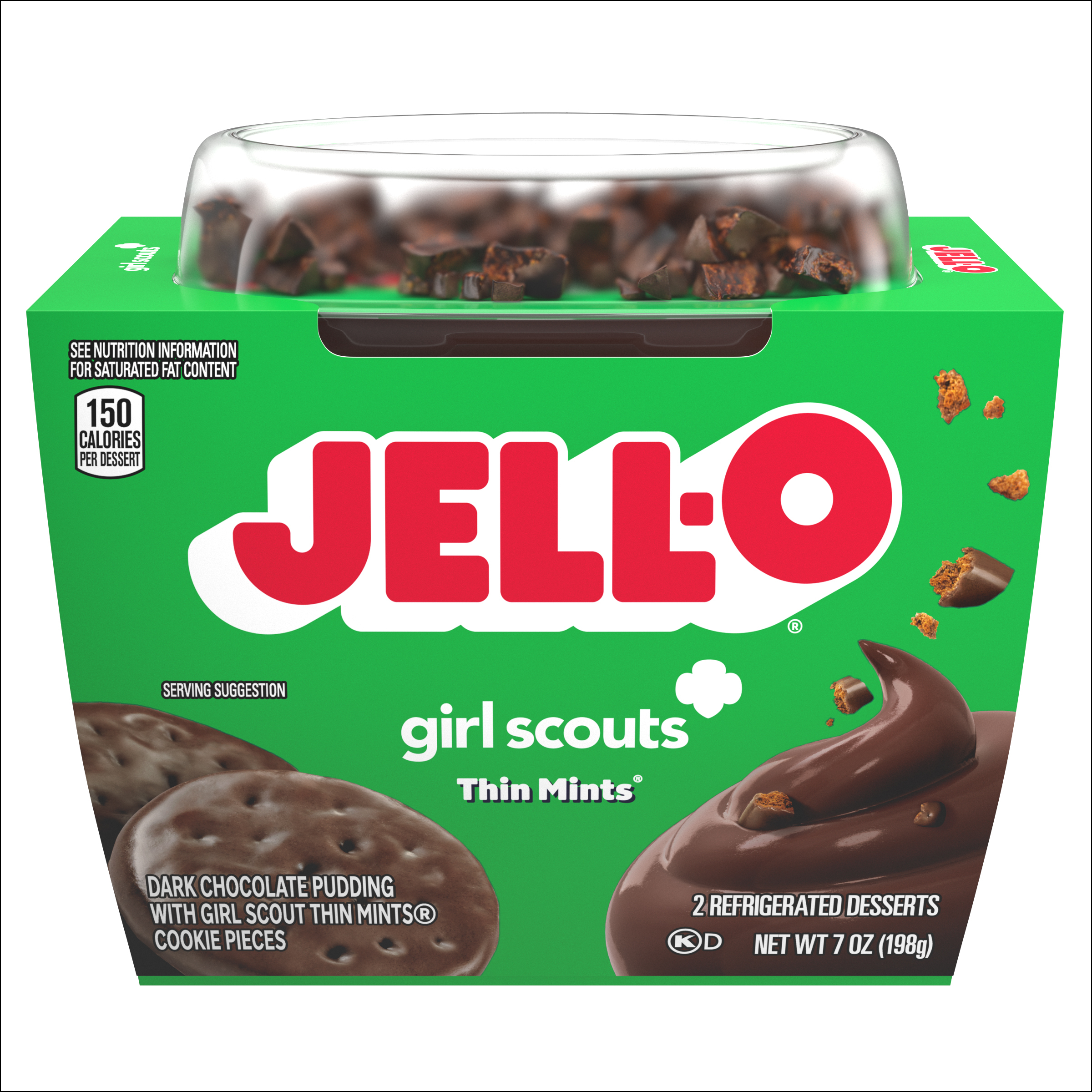 Thin Mints Ready-to-Eat Pudding Snack Cups | Jell-O | United