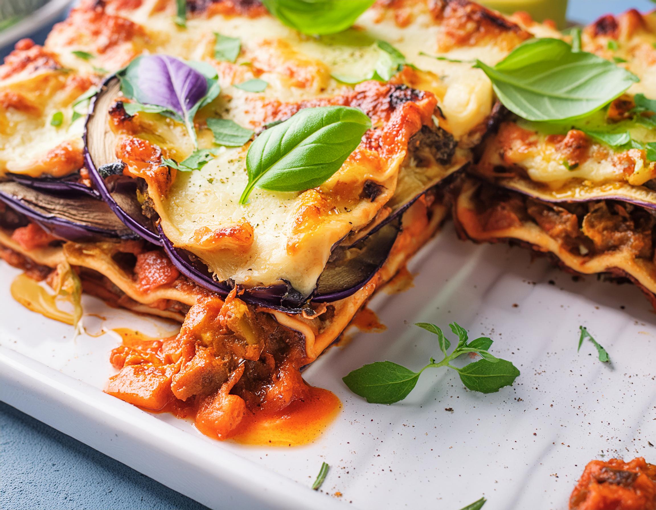 Roasted Italian vegetable & beef lasagne Heinz