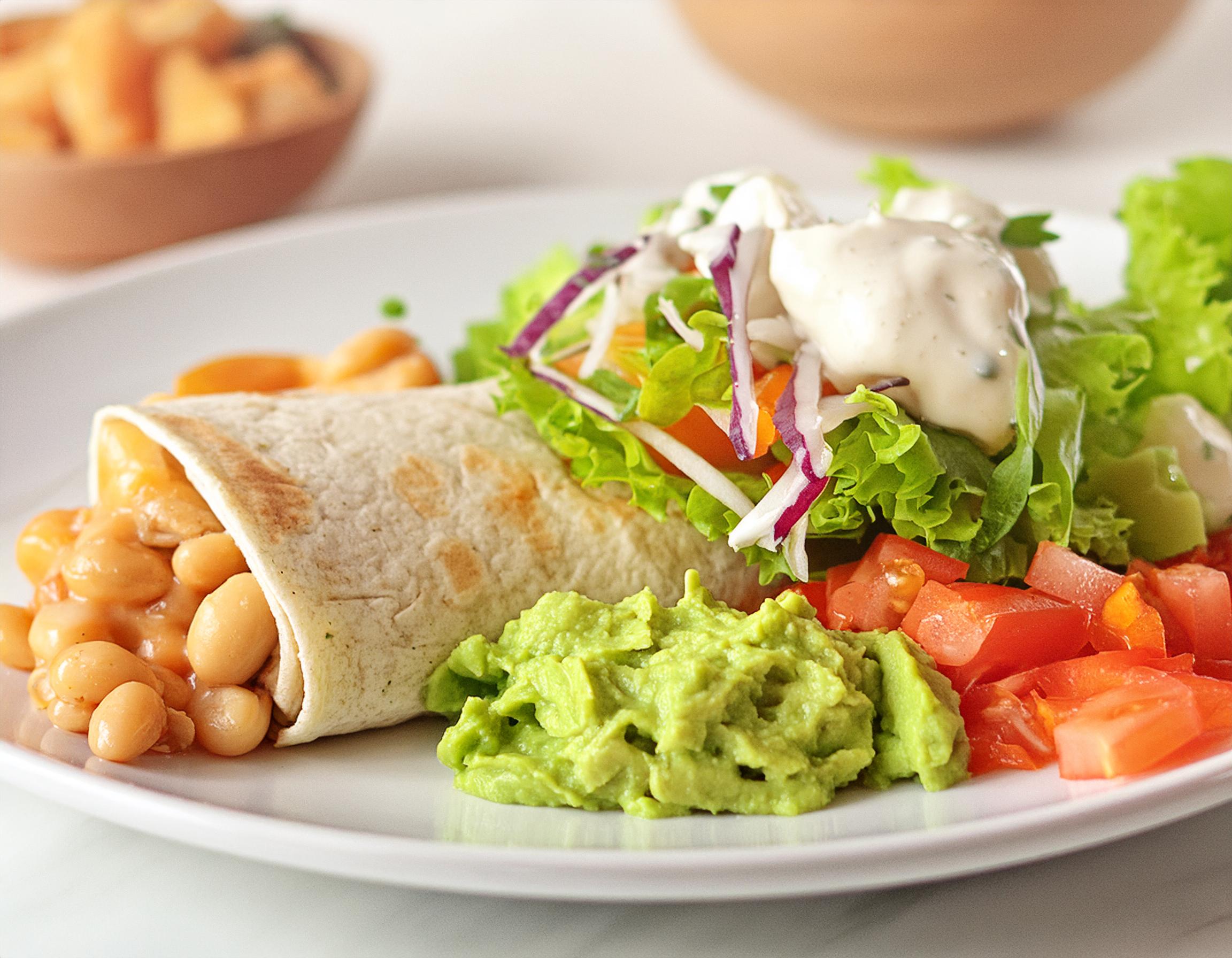 Chicken and bean burritos | Heinz