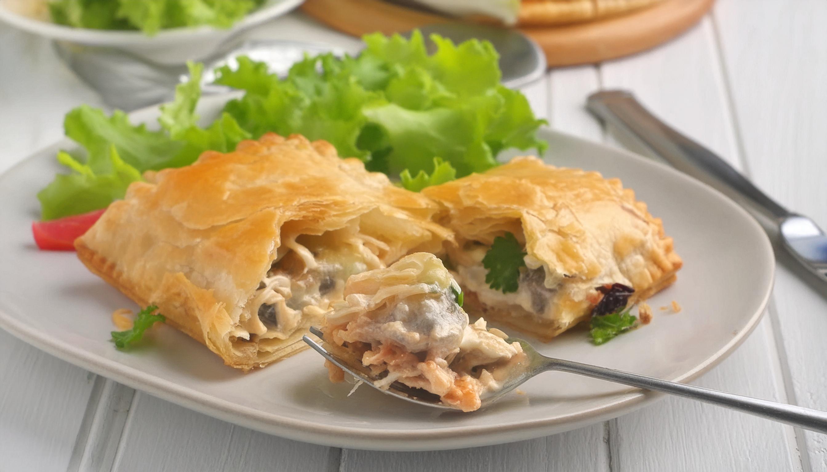 Chicken And Mushroom Filo Parcels Food In A Minute Recipes Kraft