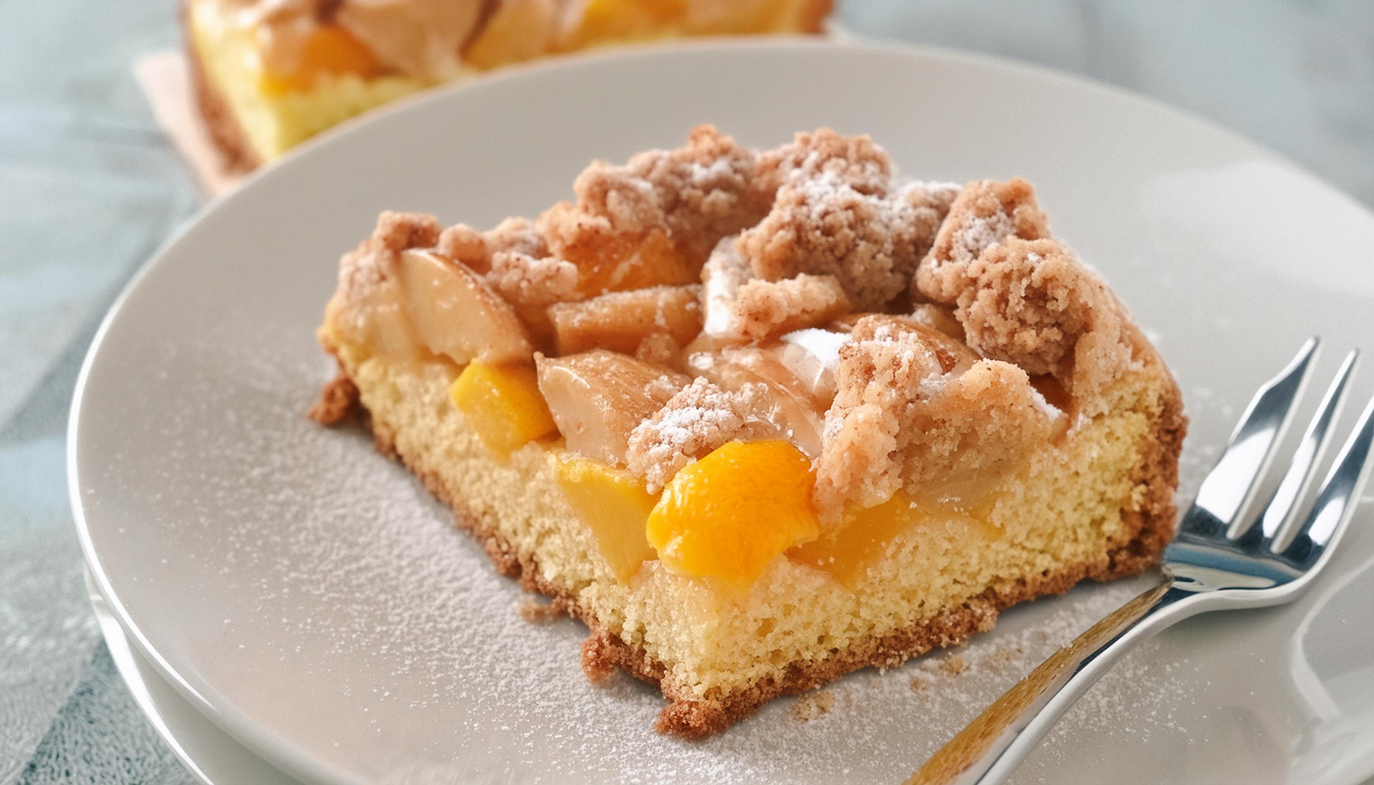 No fuss peach and apple shortcake | Food In A Minute | New Zealand | Recipes - Kraft Heinz