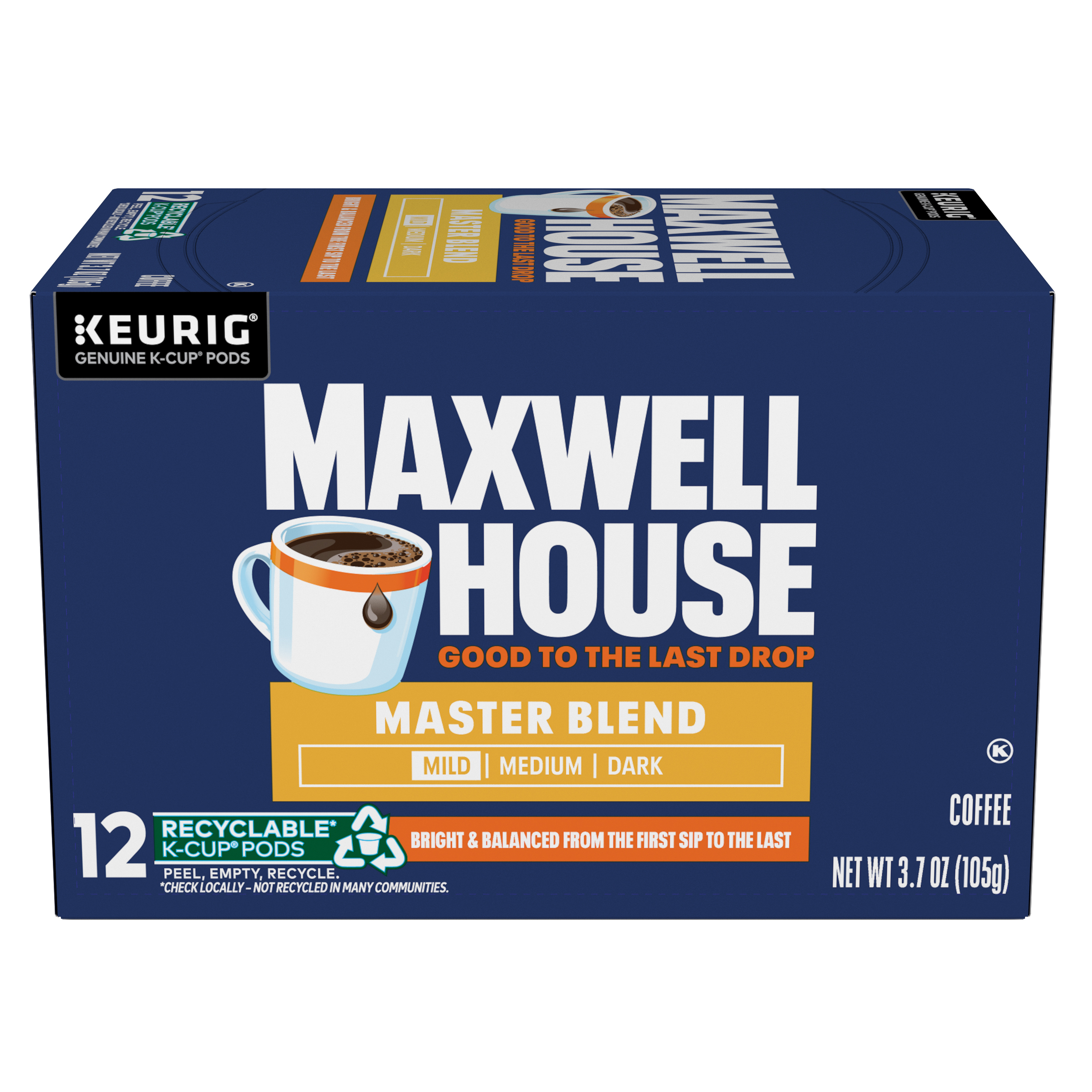 Master Blend Mild Roast K-Cup® Coffee Pods | Maxwell House