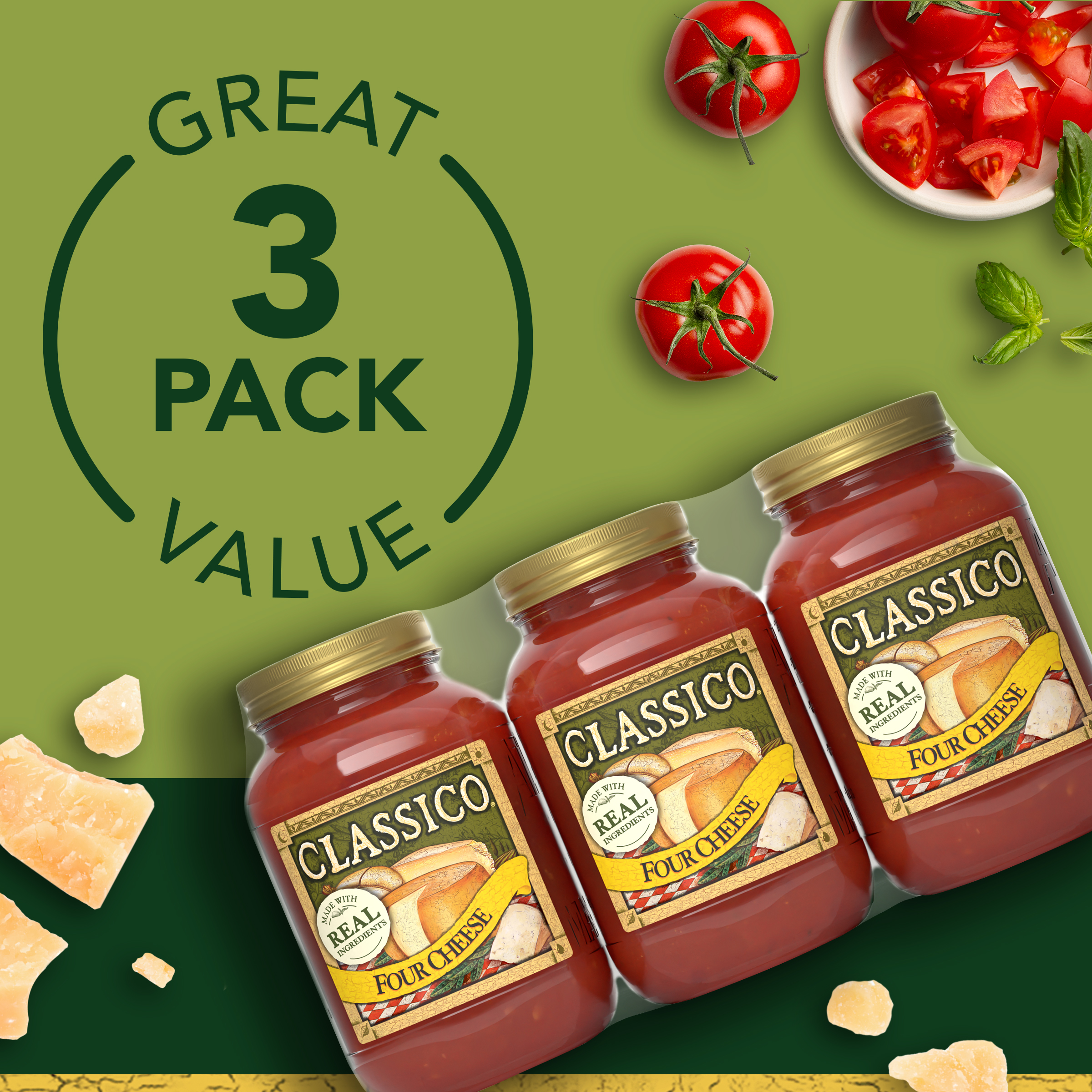 Four Cheese Pasta Sauce | CLASSICO | United States | Products - Heinz®