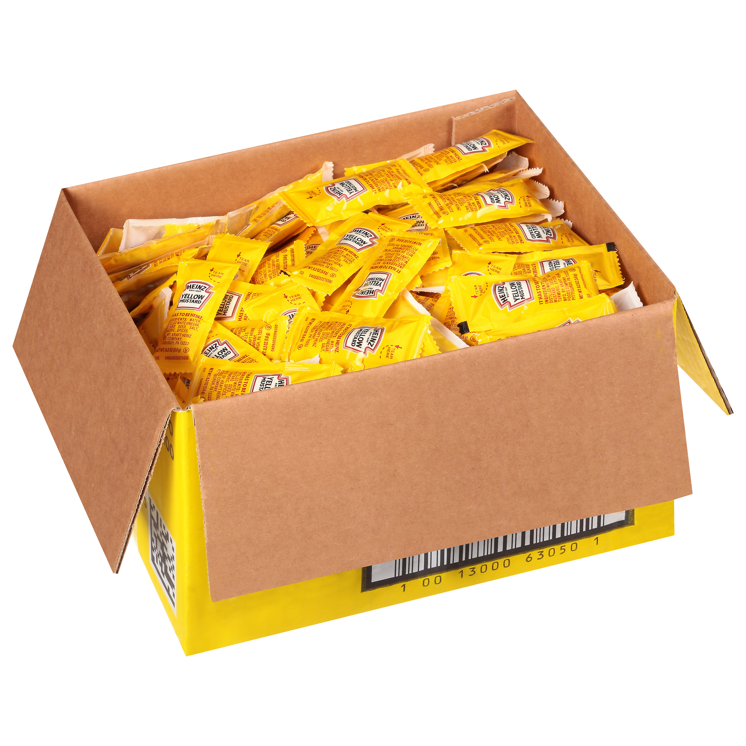 Heinz Single Serve Yellow Mustard, 6.25 LB | Away From Home