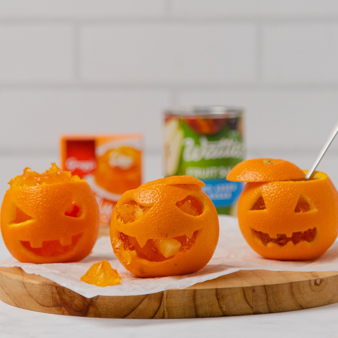 Halloween jack-o-lanterns | Food In A Minute | New Zealand | Recipes - Kraft Heinz