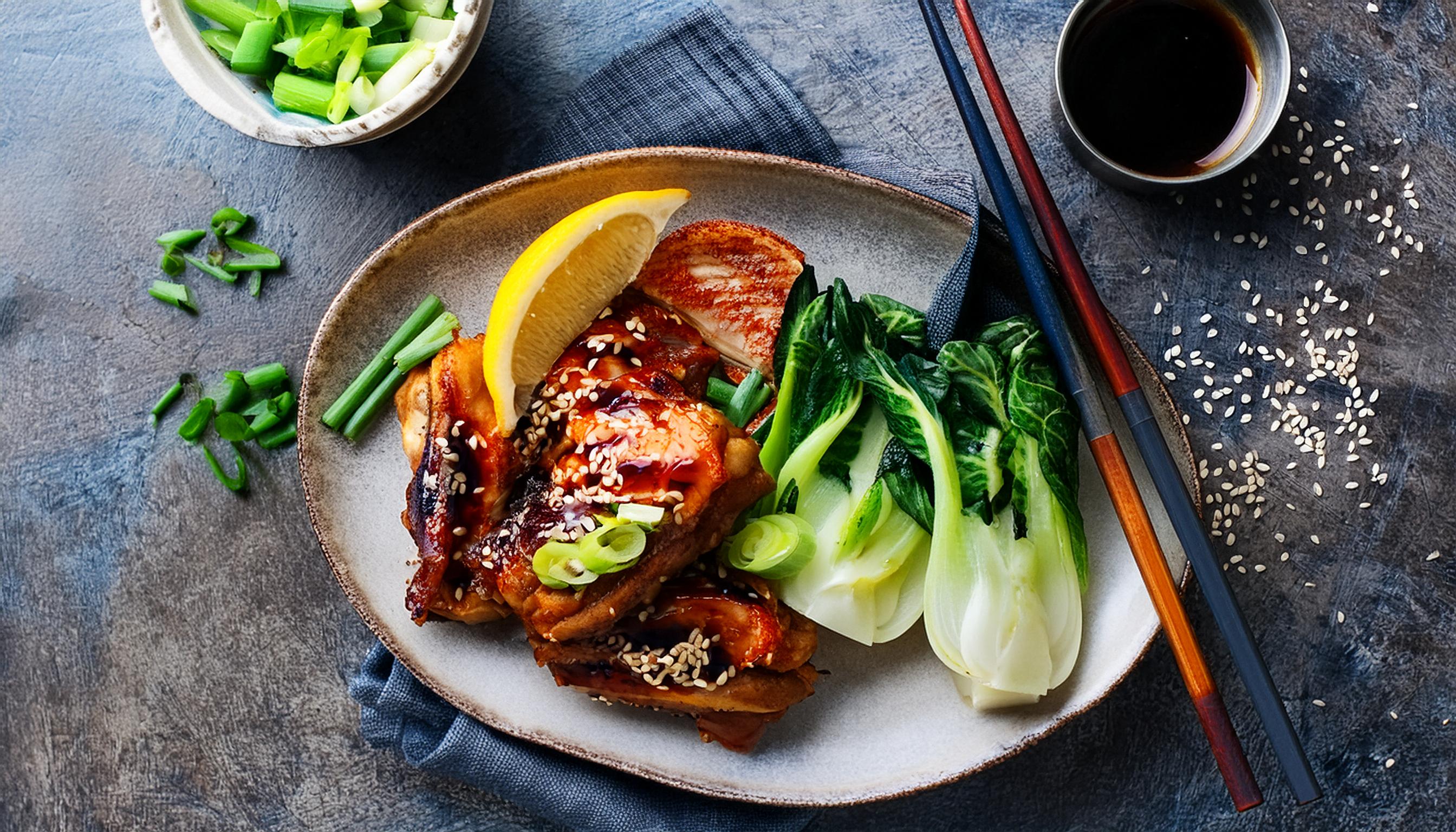 One pan sticky sesame chicken thighs | Food In A Minute | New Zealand | Recipes - Kraft Heinz