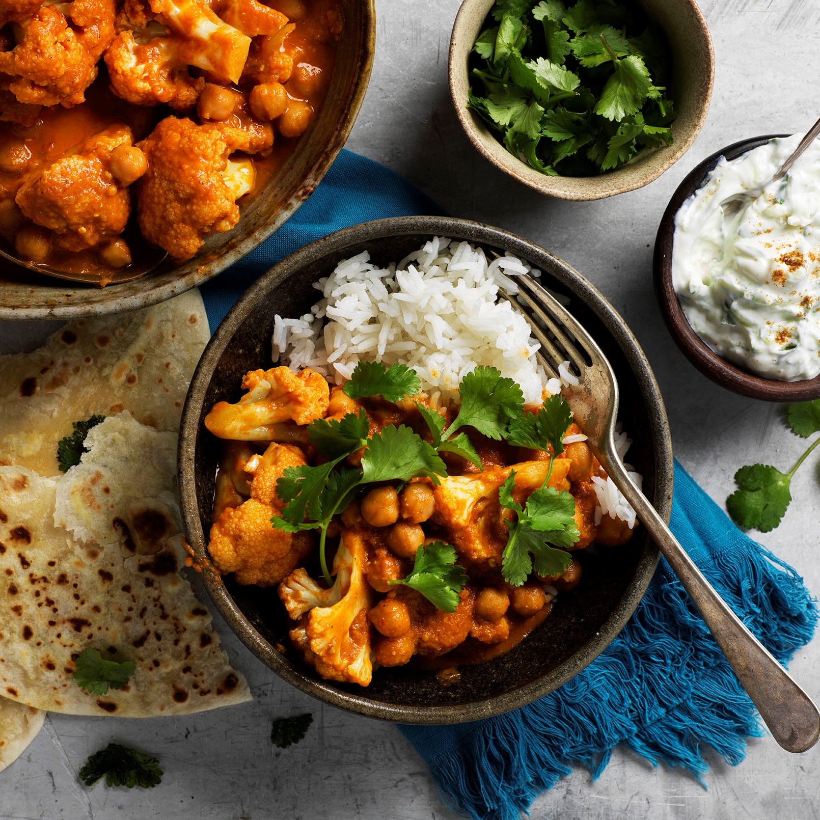 Creamy cauliflower chickpea curry | Food In A Minute | New Zealand | Recipes - Kraft Heinz