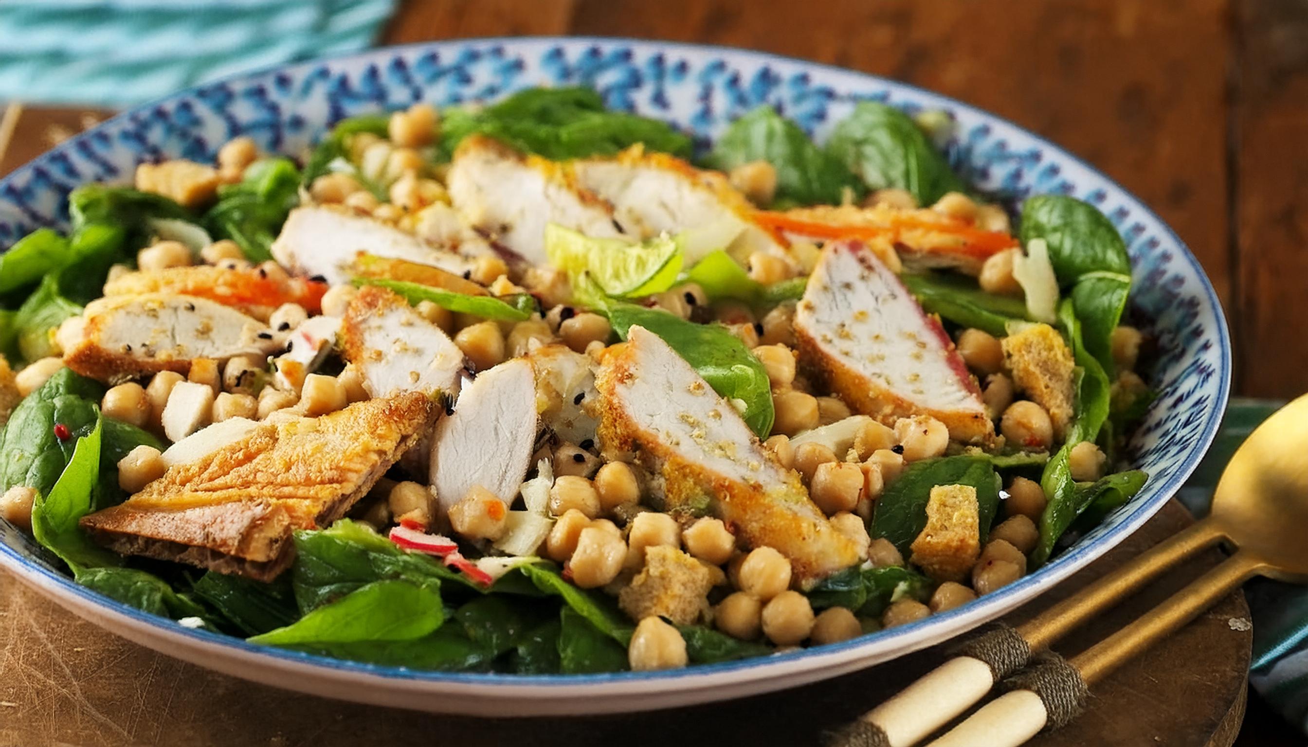 Warm Moroccan chicken and chickpea salad | Food In A Minute | New Zealand | Recipes - Kraft Heinz