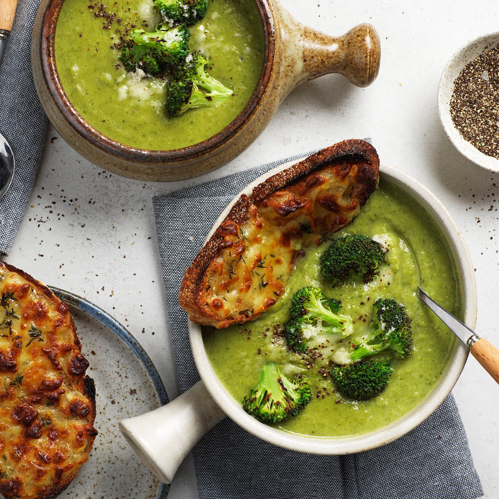 Creamy broccoli & pea soup | Food In A Minute | New Zealand | Recipes - Kraft Heinz