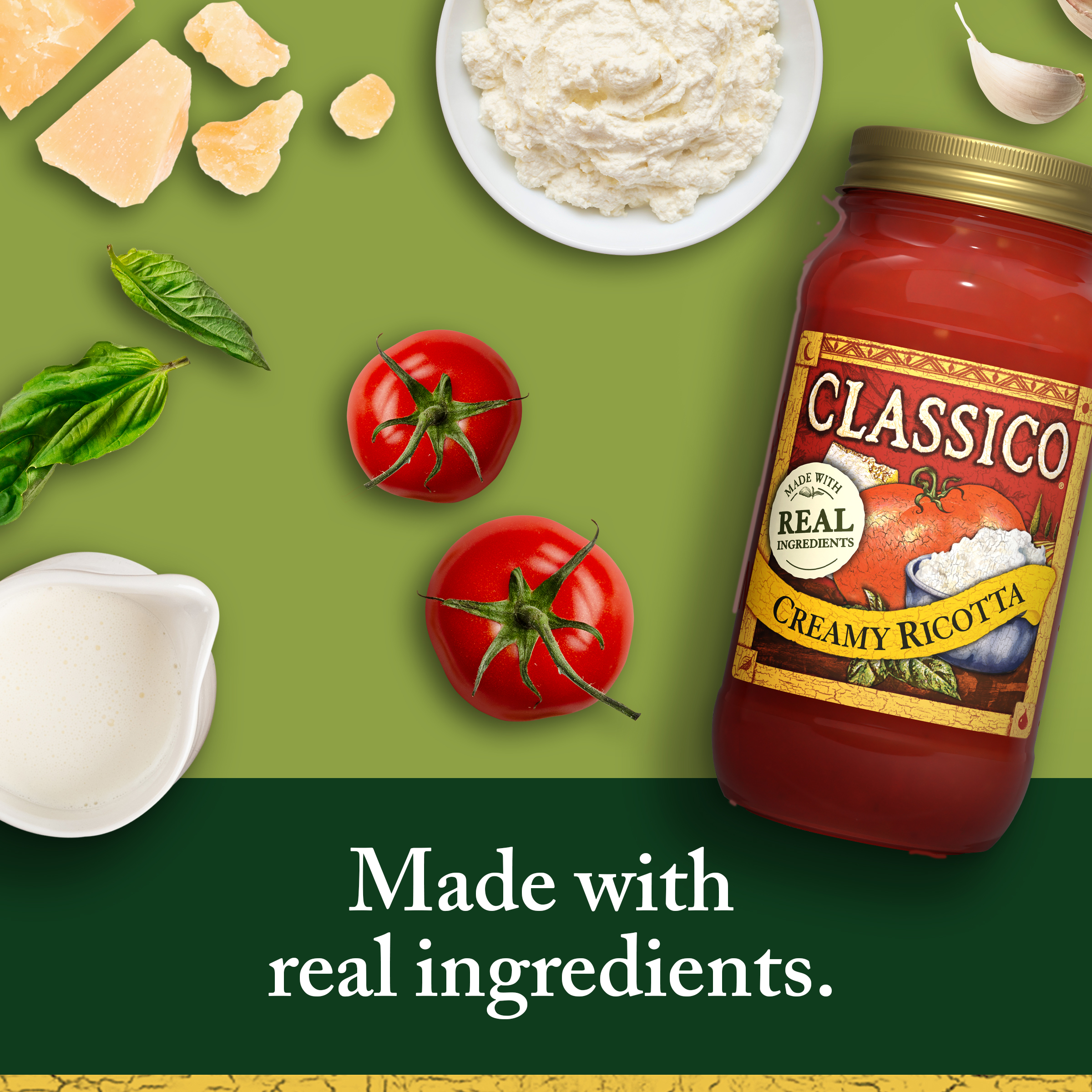 Creamy Ricotta Pasta Sauce | CLASSICO | United States | Products