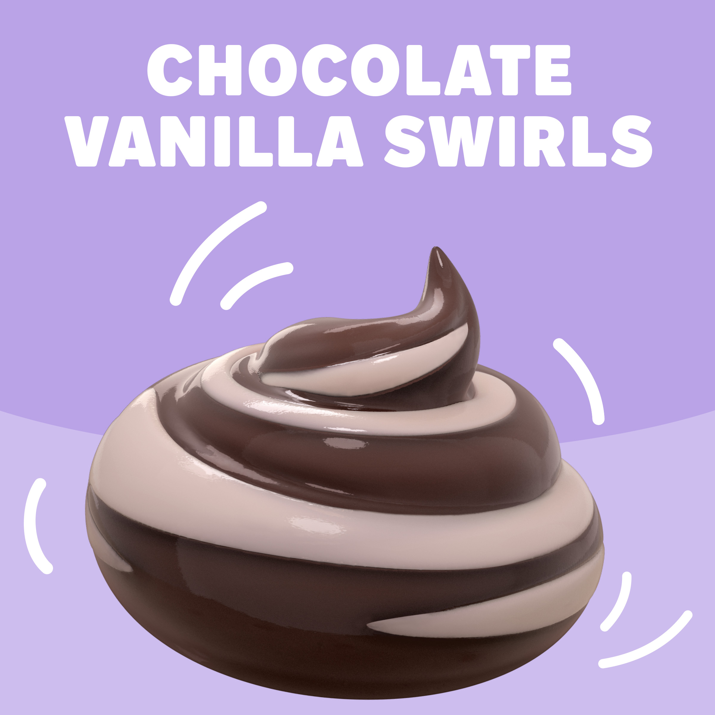 Original Chocolate Vanilla Swirls Ready-to-Eat Pudding Snack Cups