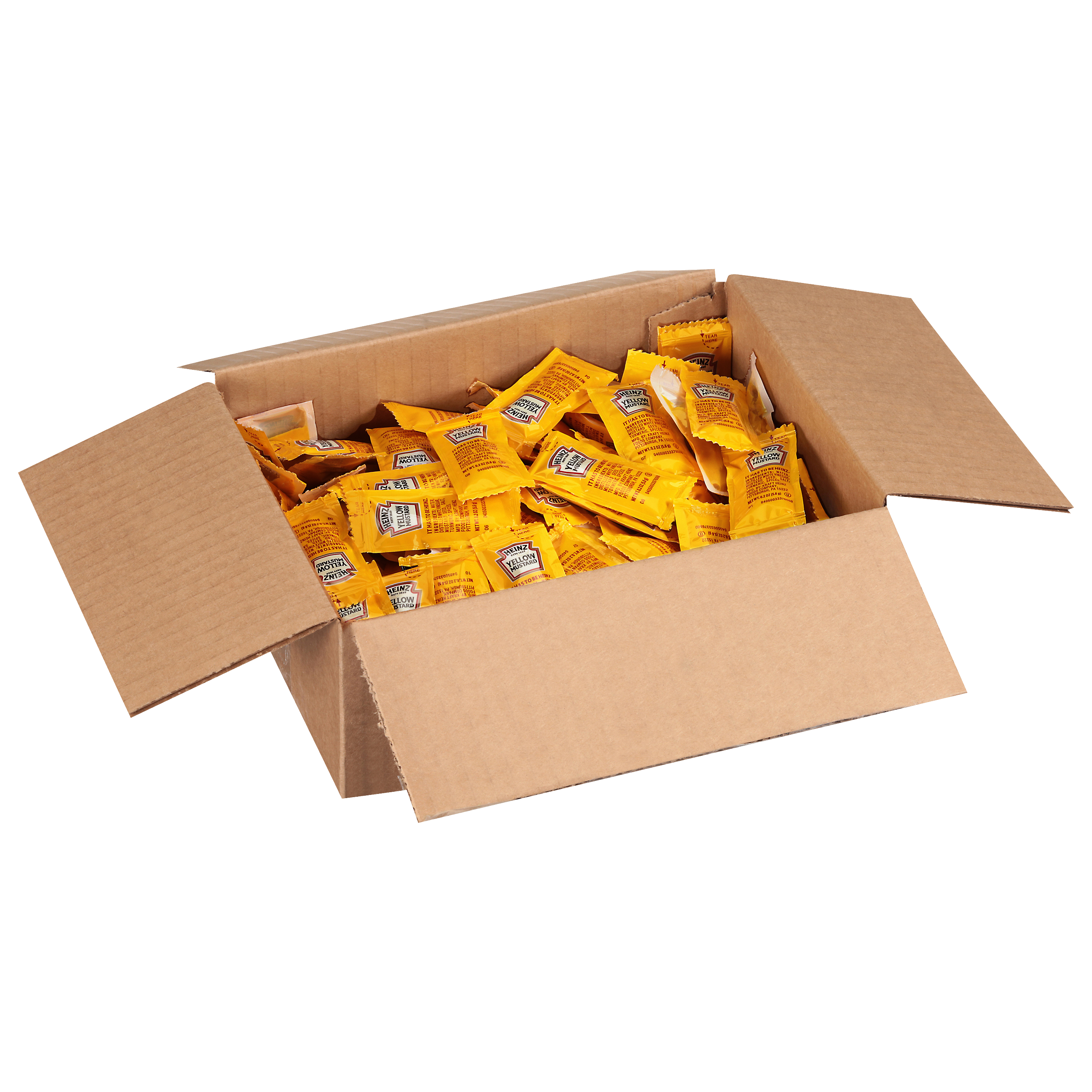 Heinz Single Serve Yellow Mustard, 6.25 LB | Away From Home