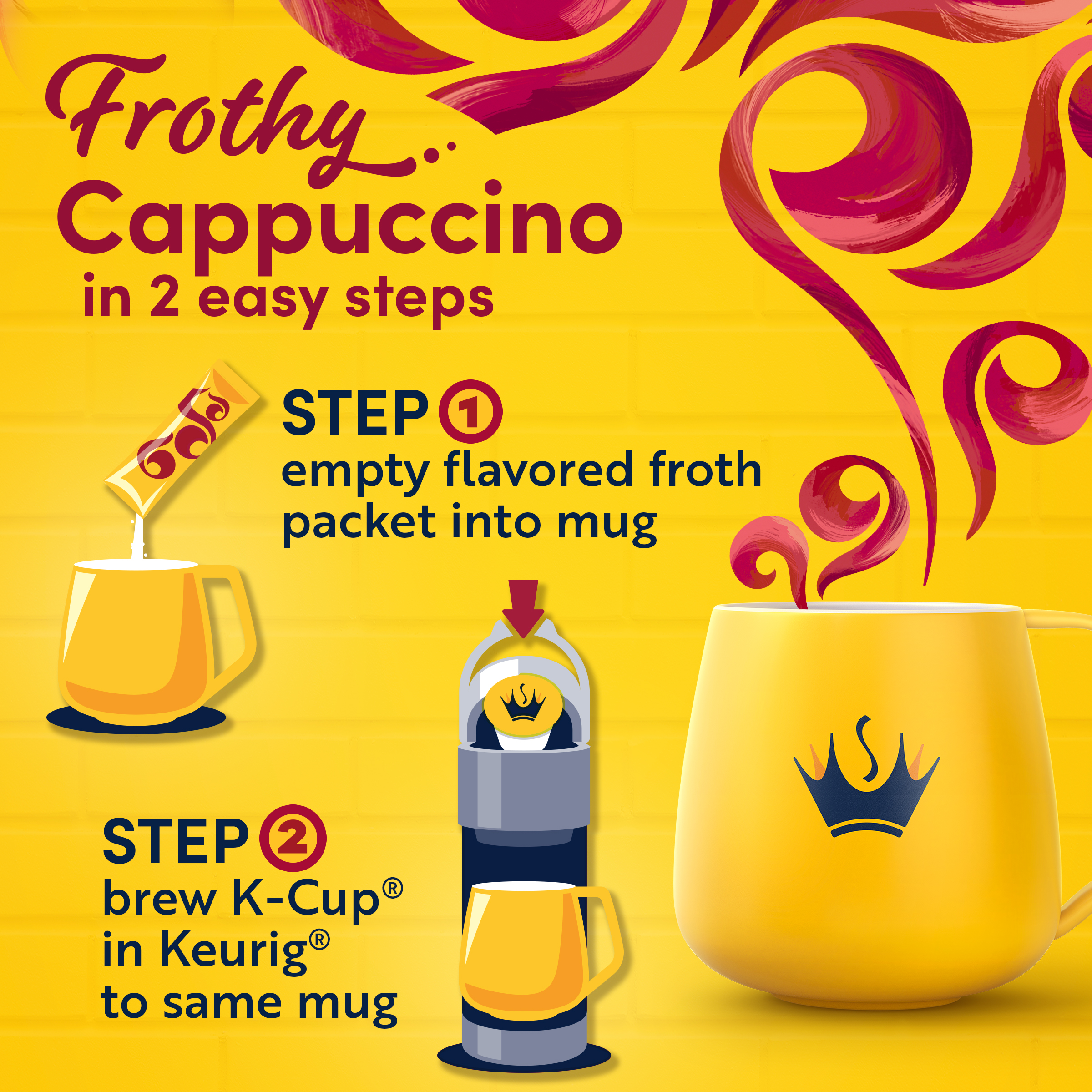 Gevalia froth packets top