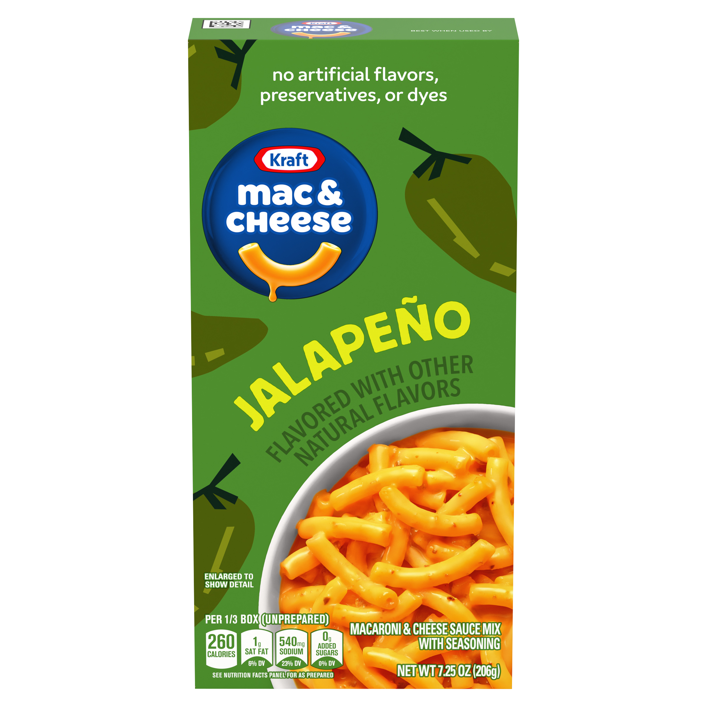 Jalapeno Flavored with Other Natural Flavors Mac & Cheese Macaroni