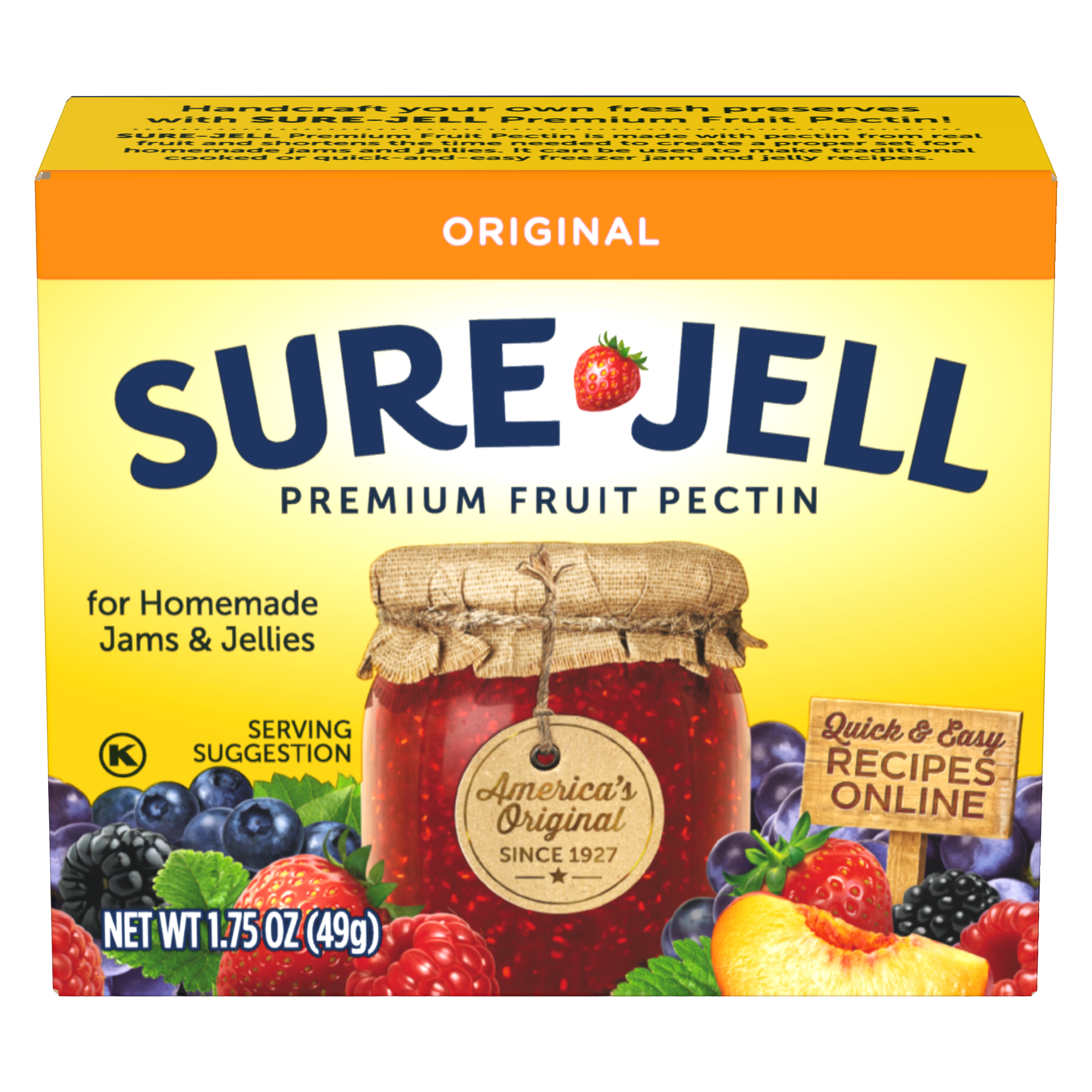 Original Premium Fruit Pectin | SURE-JELL | United States