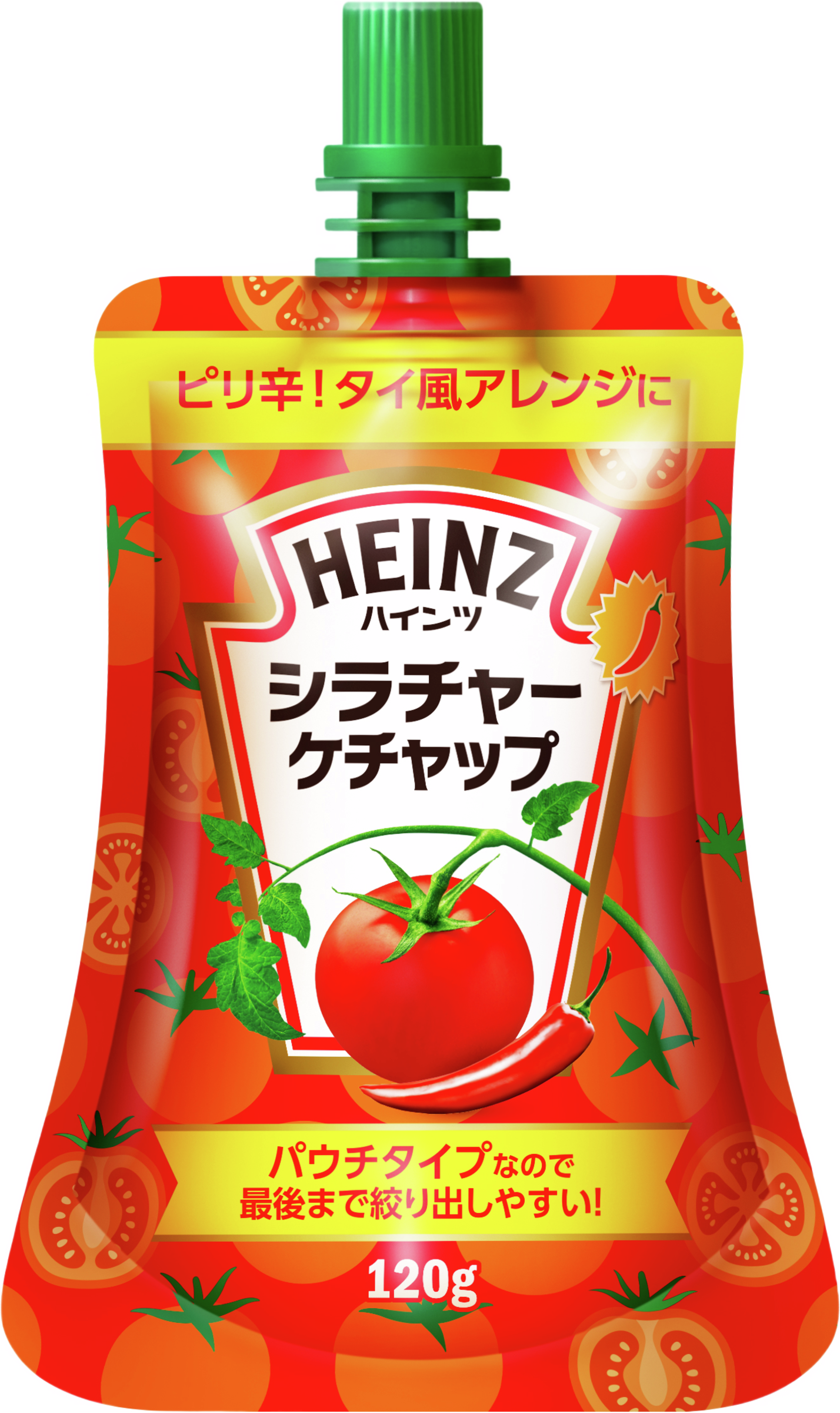 シラチャーケチャップ パウチタイプ 120g | Heinz