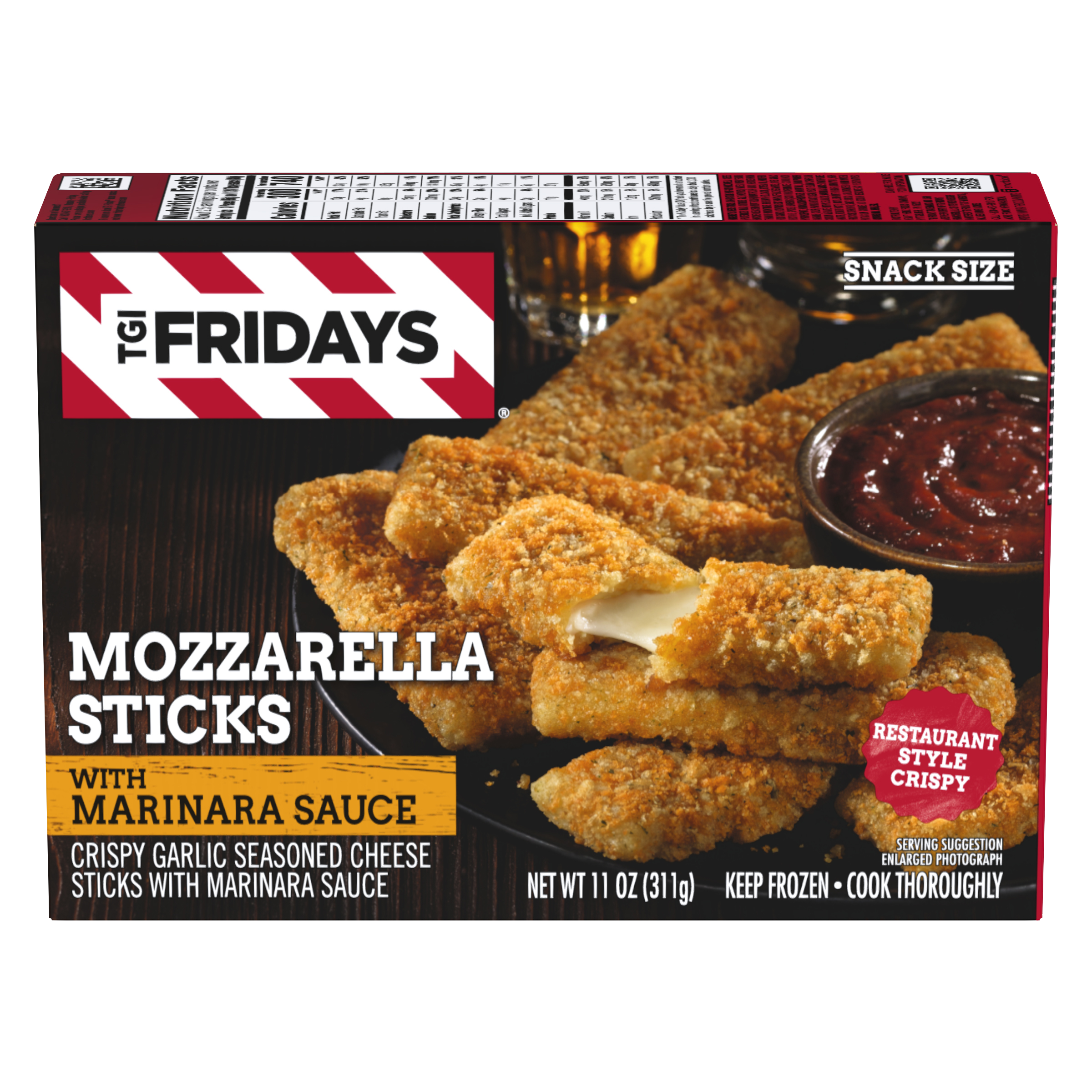Mozzarella Sticks Frozen Snacks with Marinara Sauce | TGIF