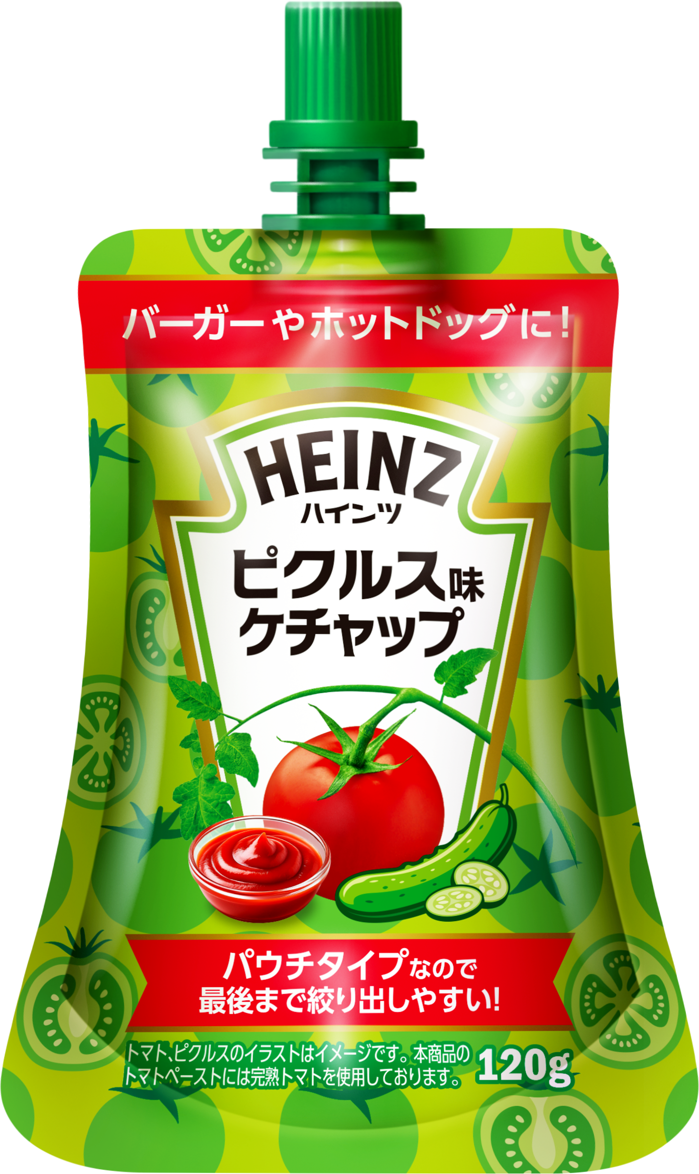 ピクルス味ケチャップ パウチタイプ 120g | Heinz