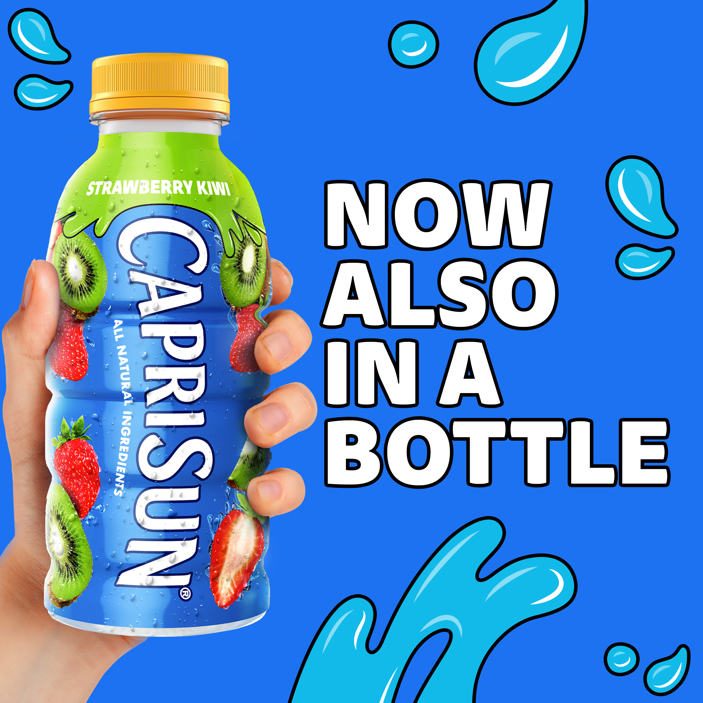 Strawberry Kiwi Naturally Flavored Juice Drink Blend | Capri Sun