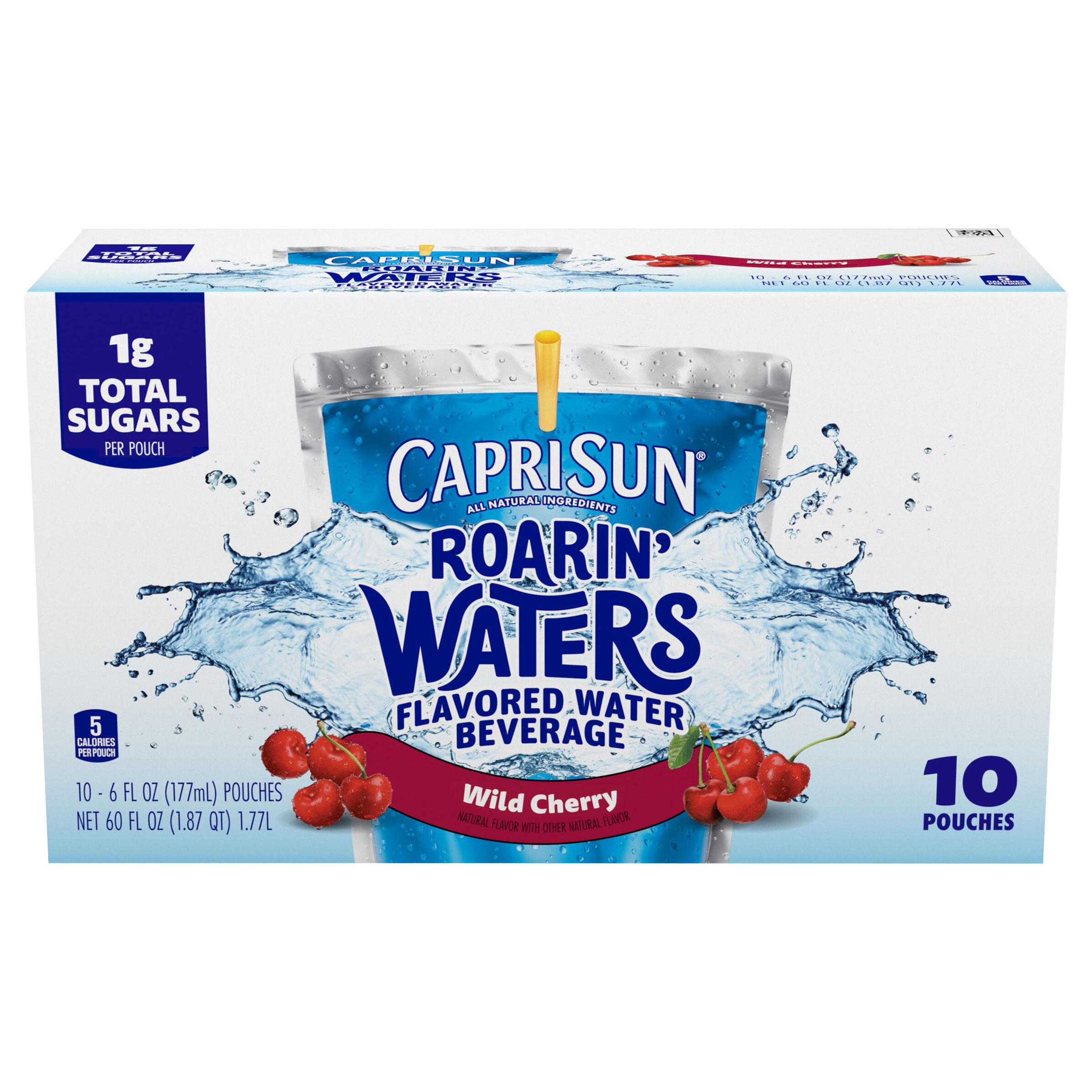 Wild Cherry Waterfall Naturally Flavored Water Beverage | Capri