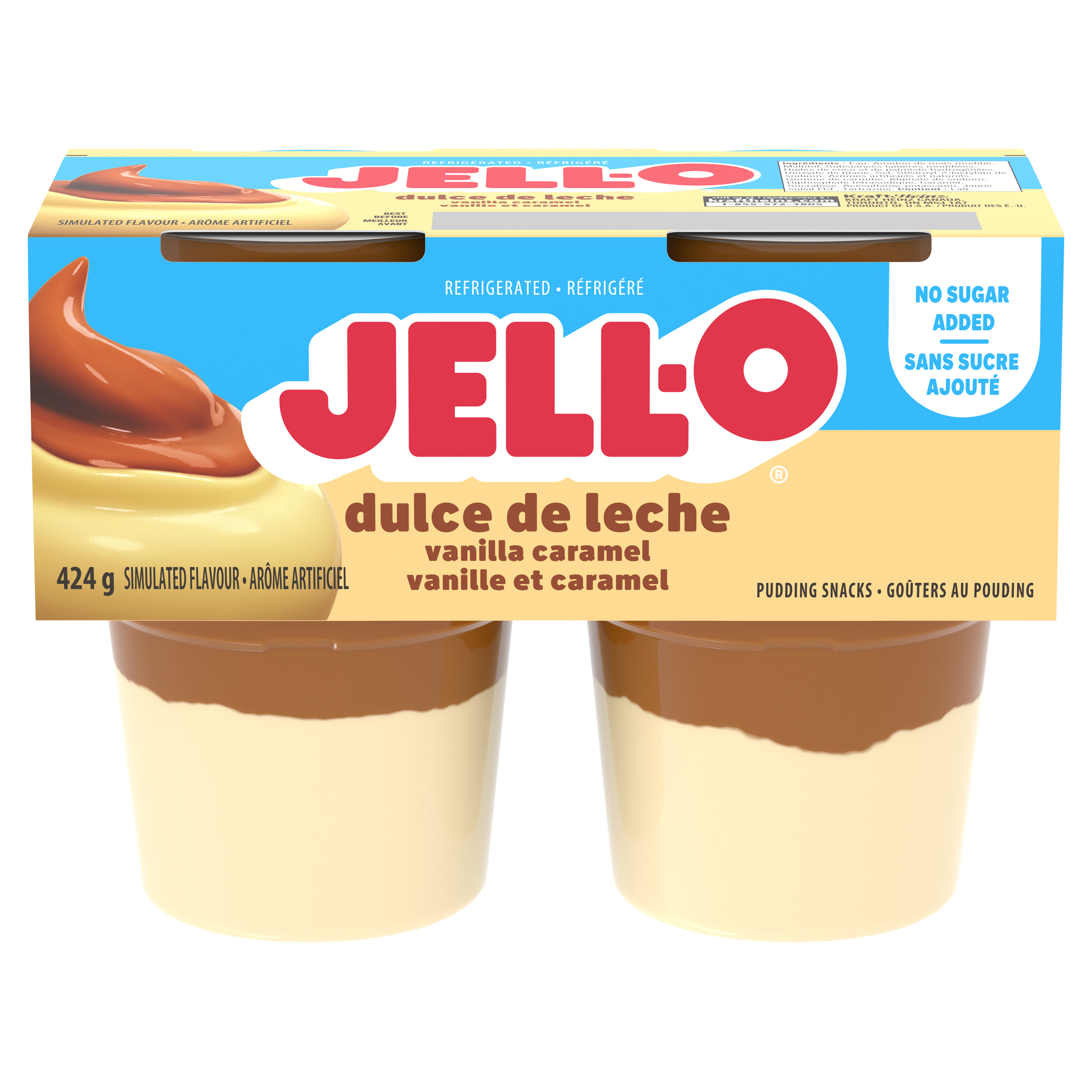 Dulce De Leche Vanilla Caramel No Sugar Added Ready-To-Eat