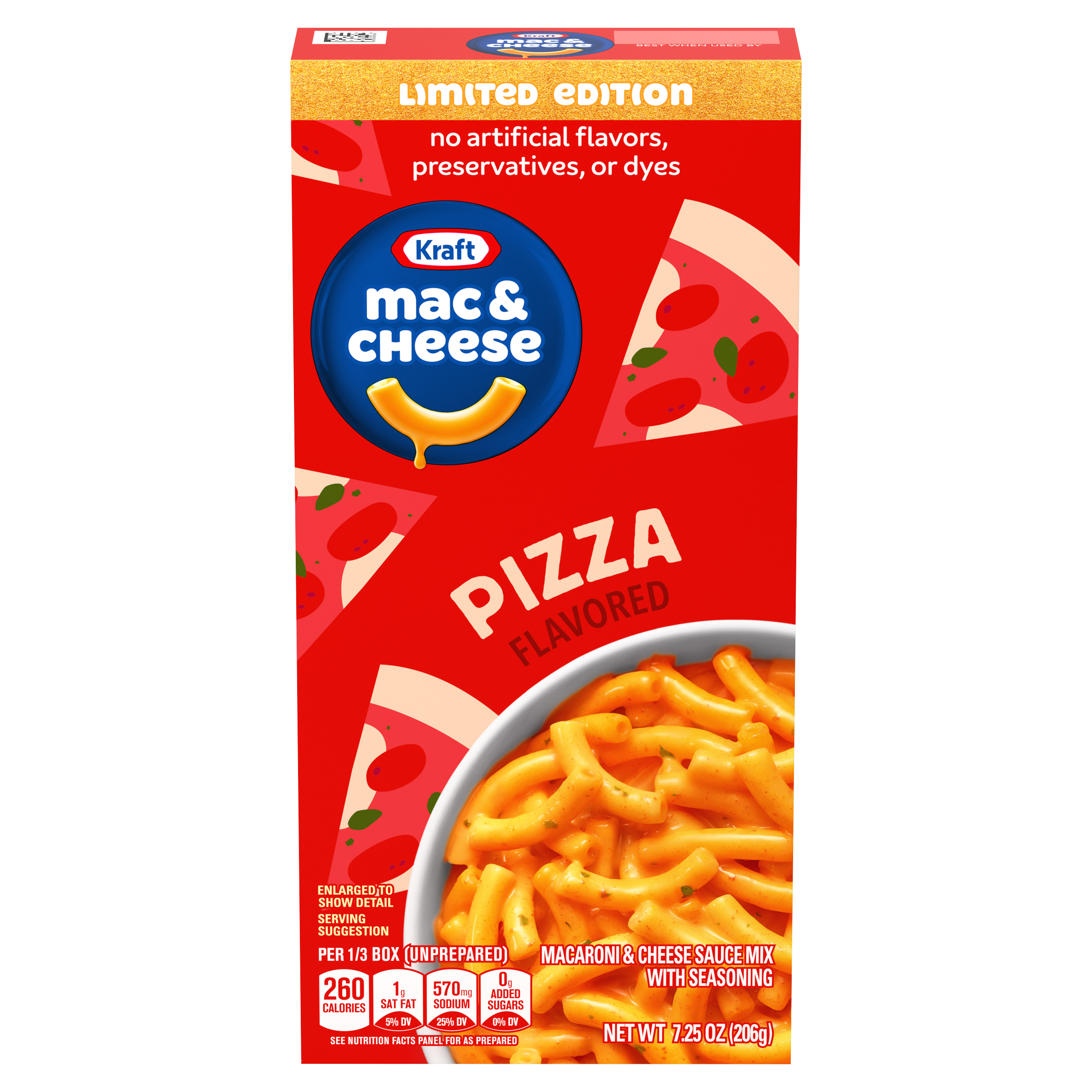 Pizza Flavored Mac & Cheese Macaroni and Cheese Dinner | KRAFT MAC