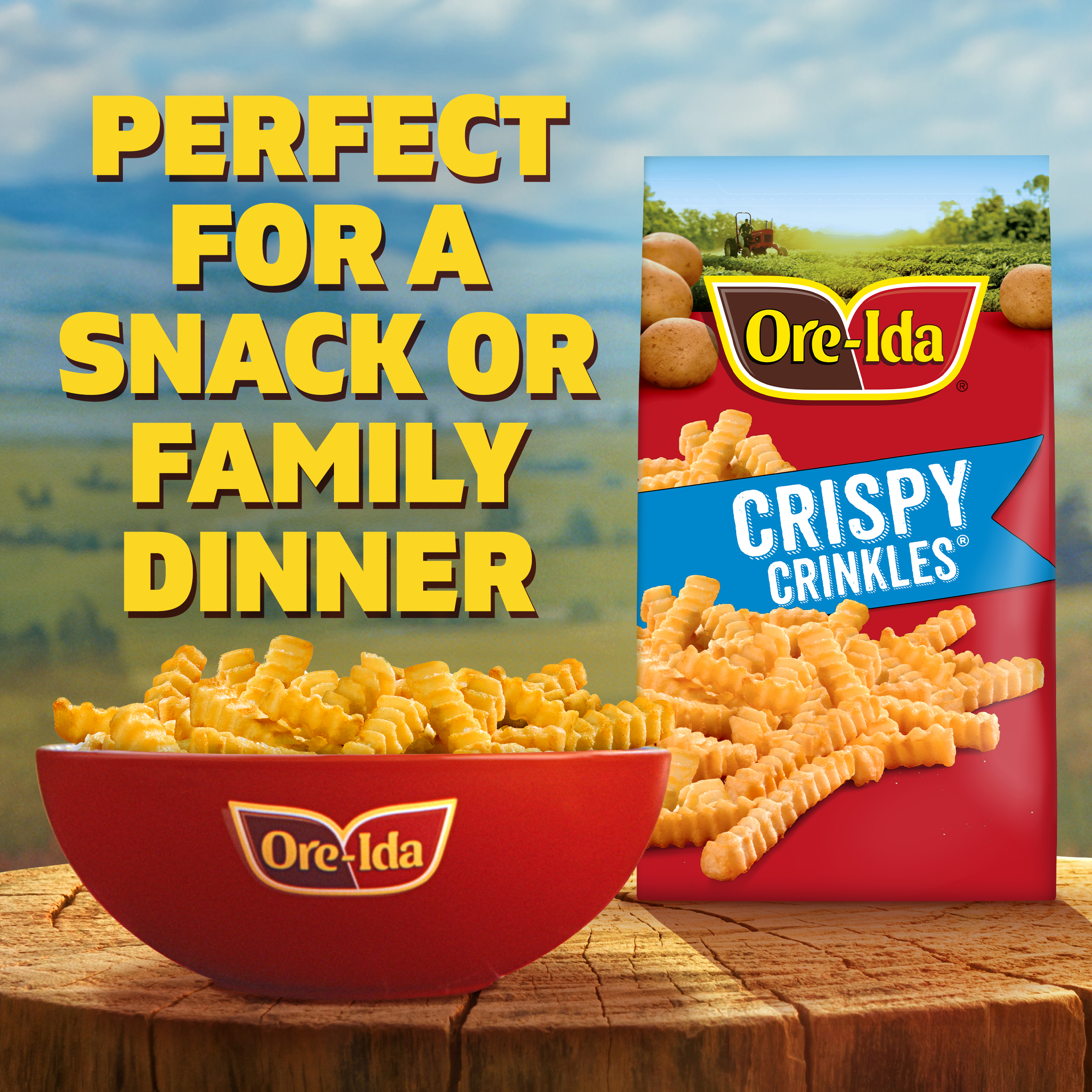 Crispy Crinkles French Fried Potatoes | ORE-IDA | United States