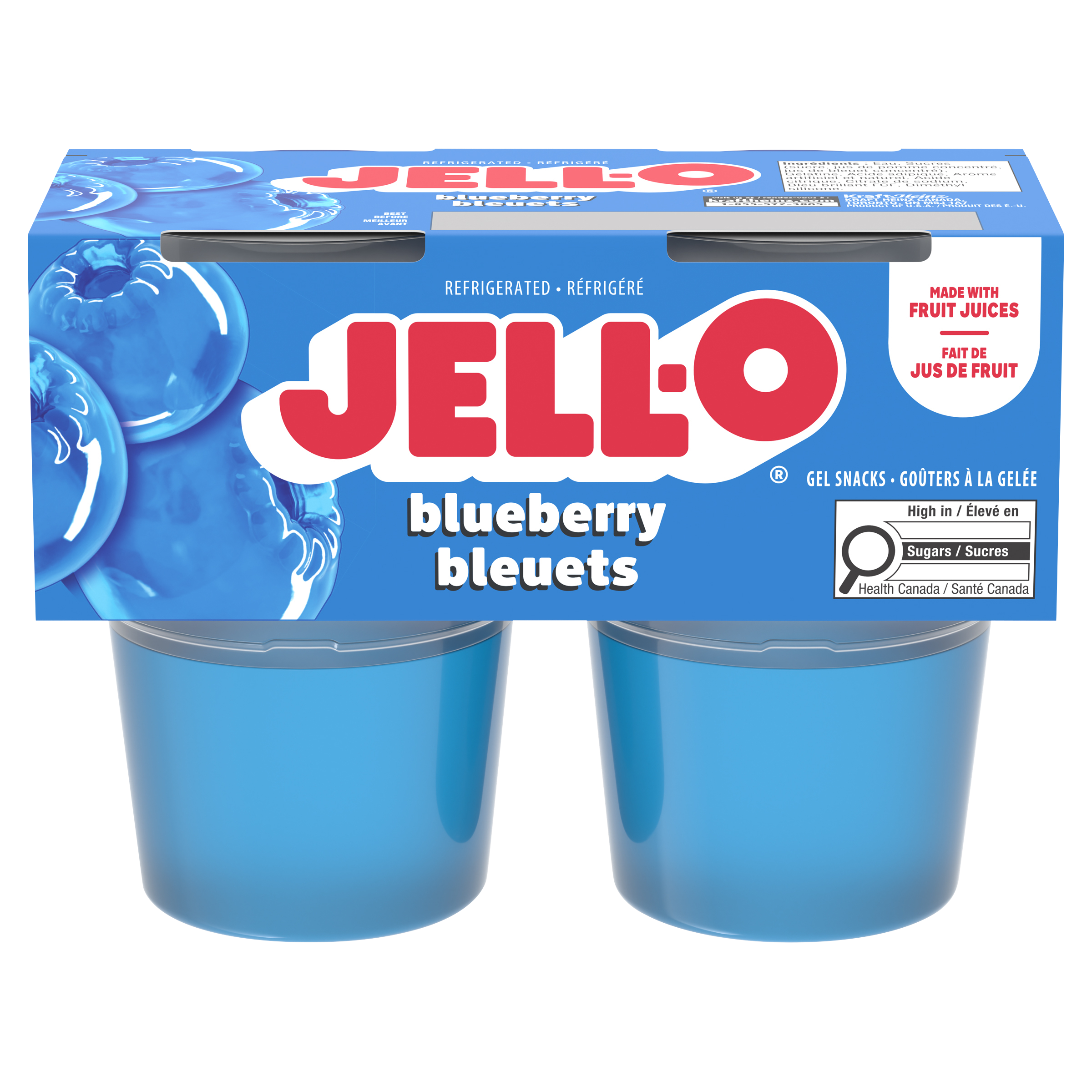 Orange Refrigerated Ready-To-Eat Gel Snack Cups | Jell-O | Canada