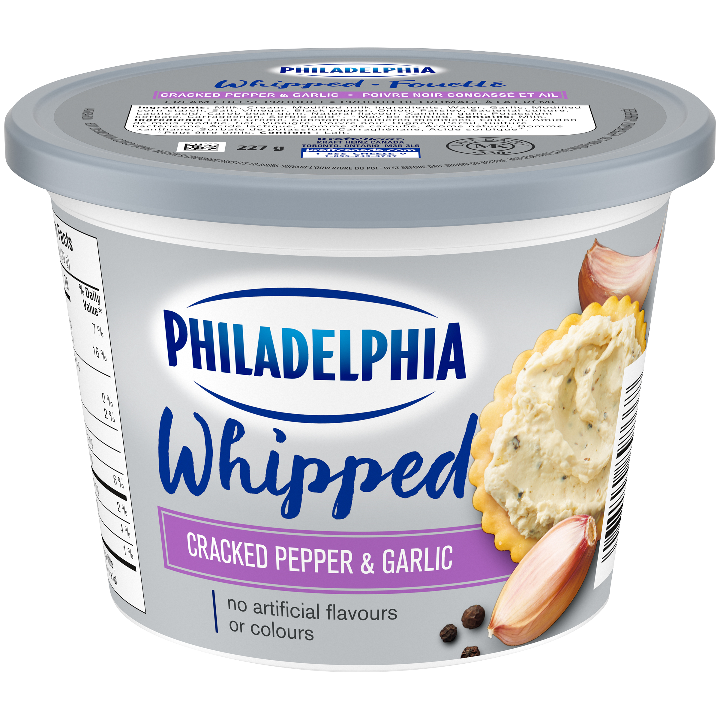 Cracked Pepper & Garlic Whipped Cream Cheese Product