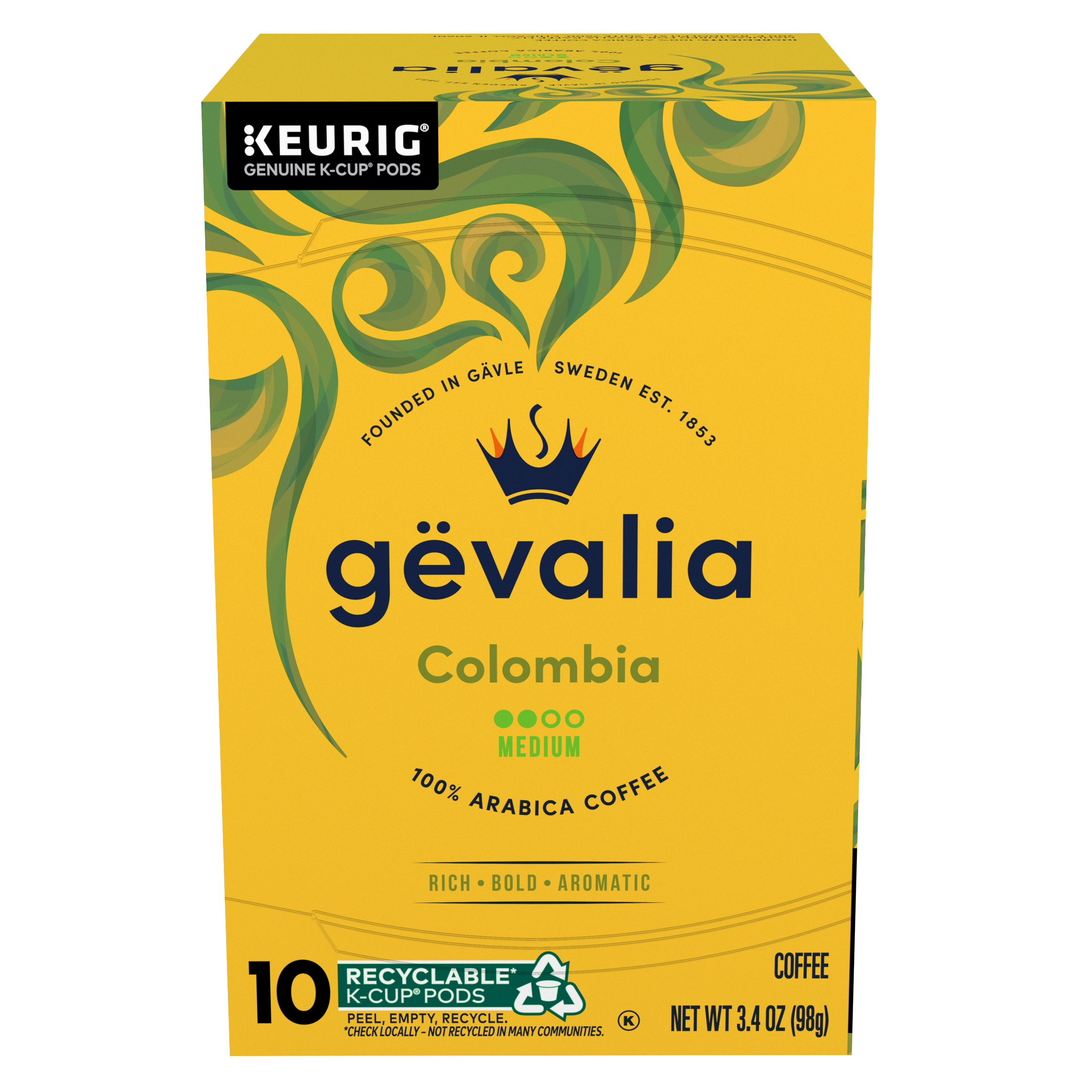 Colombia Medium Roast K-Cup® Coffee Pods | GEVALIA | United States