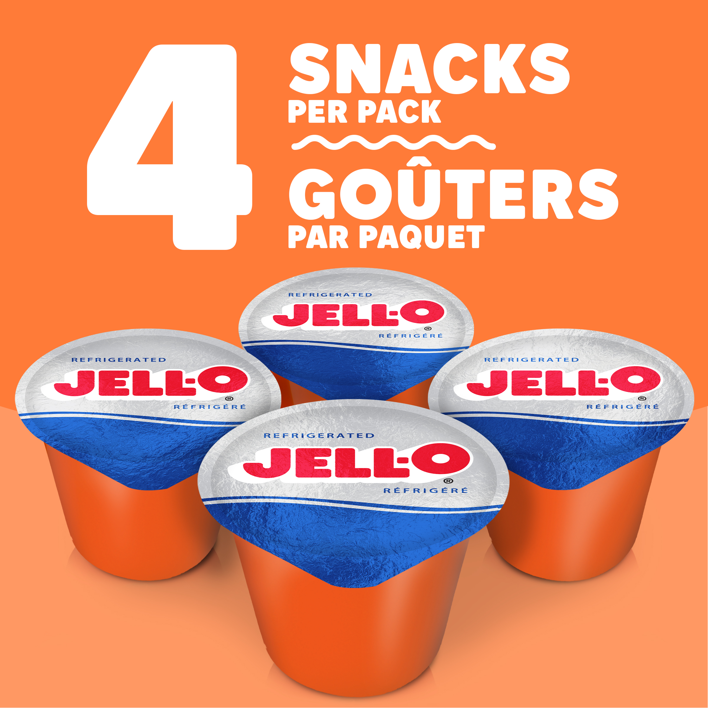 POLICY GEL FRESH 2本セット 各100ml Orange Refrigerated Ready-To-Eat Gel Snack Cups | Jell-O | Canada