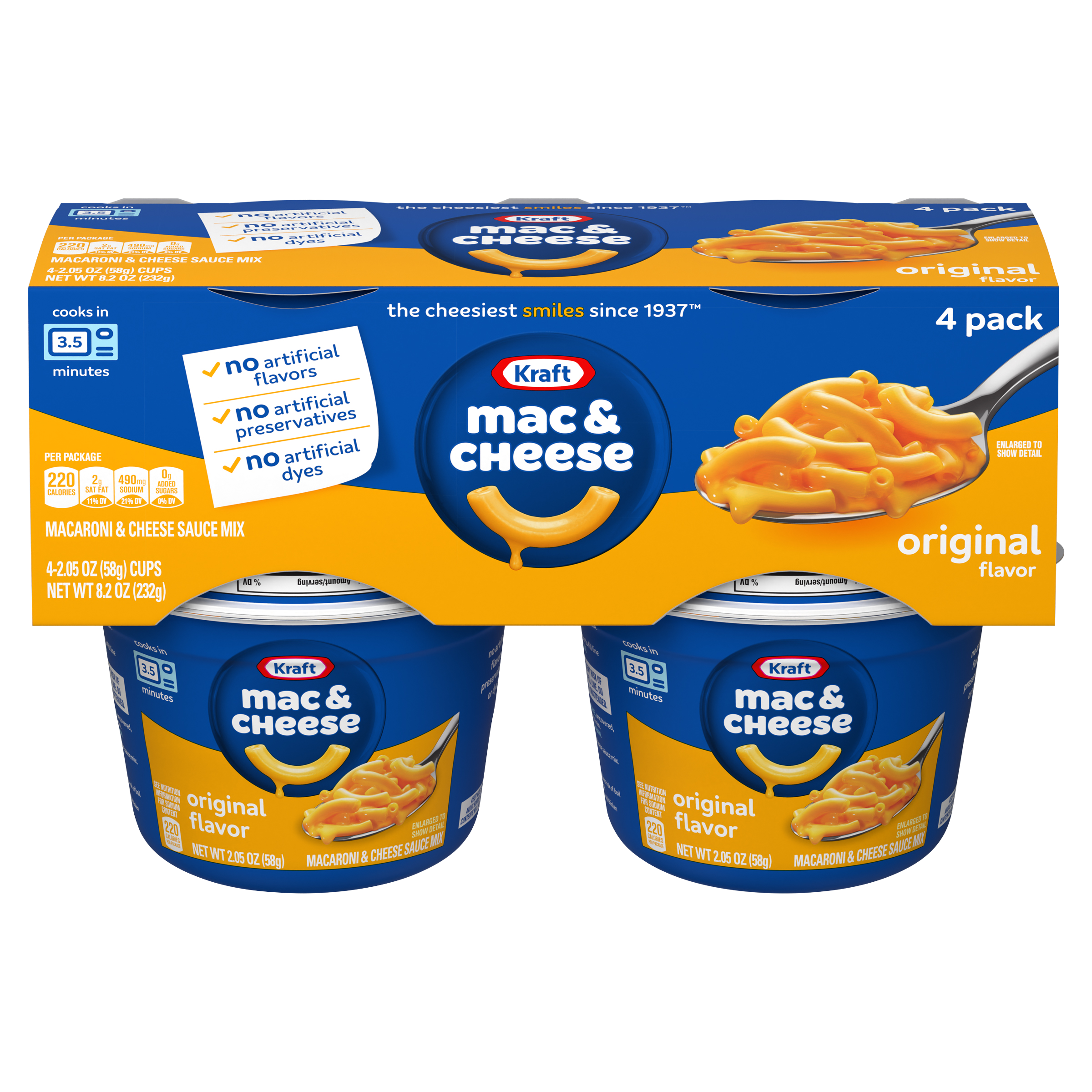 Original Mac & Cheese Macaroni and Cheese Microwaveable