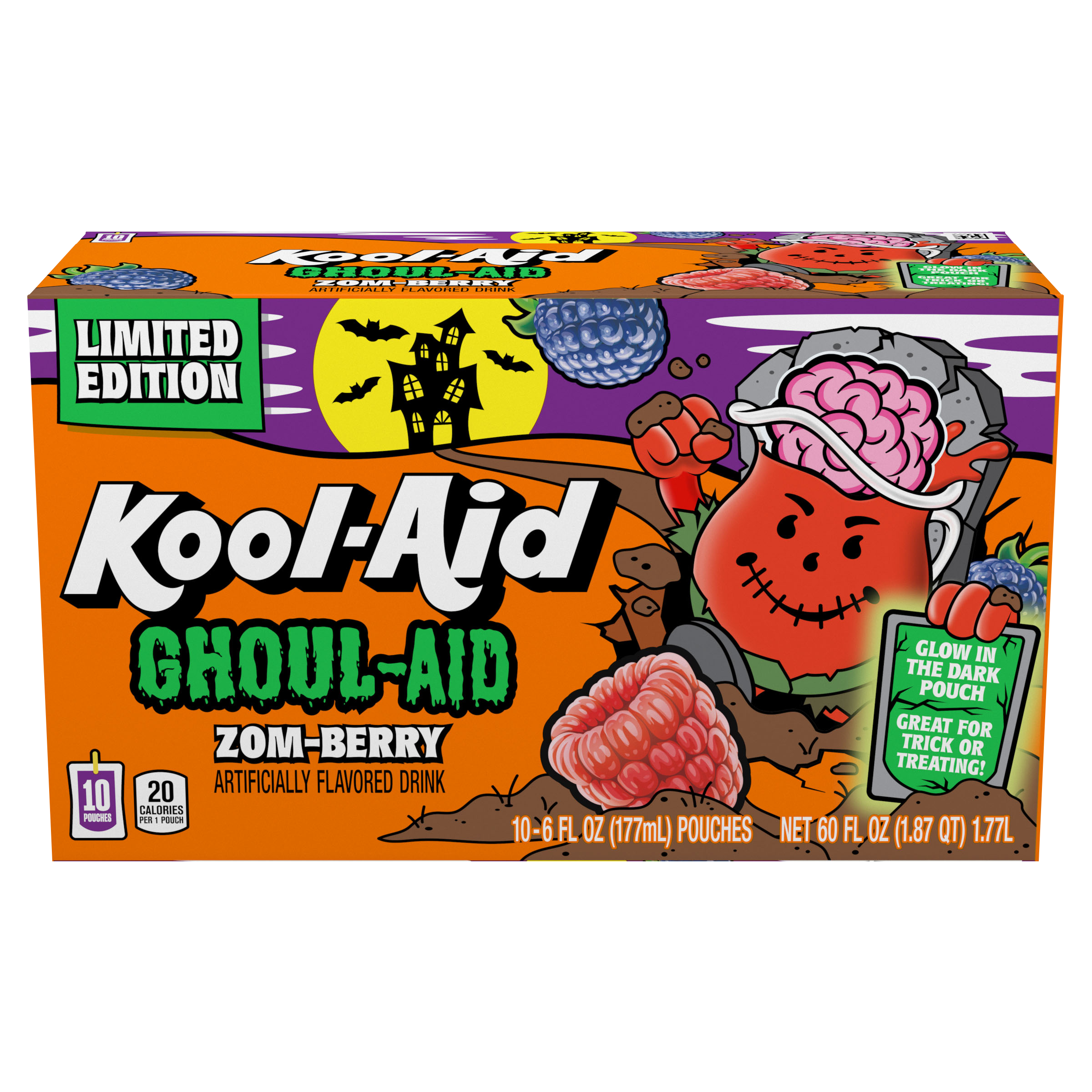 Ghoul-Aid Scary Berry Artificially Flavored Soft Drink | Kool-Aid
