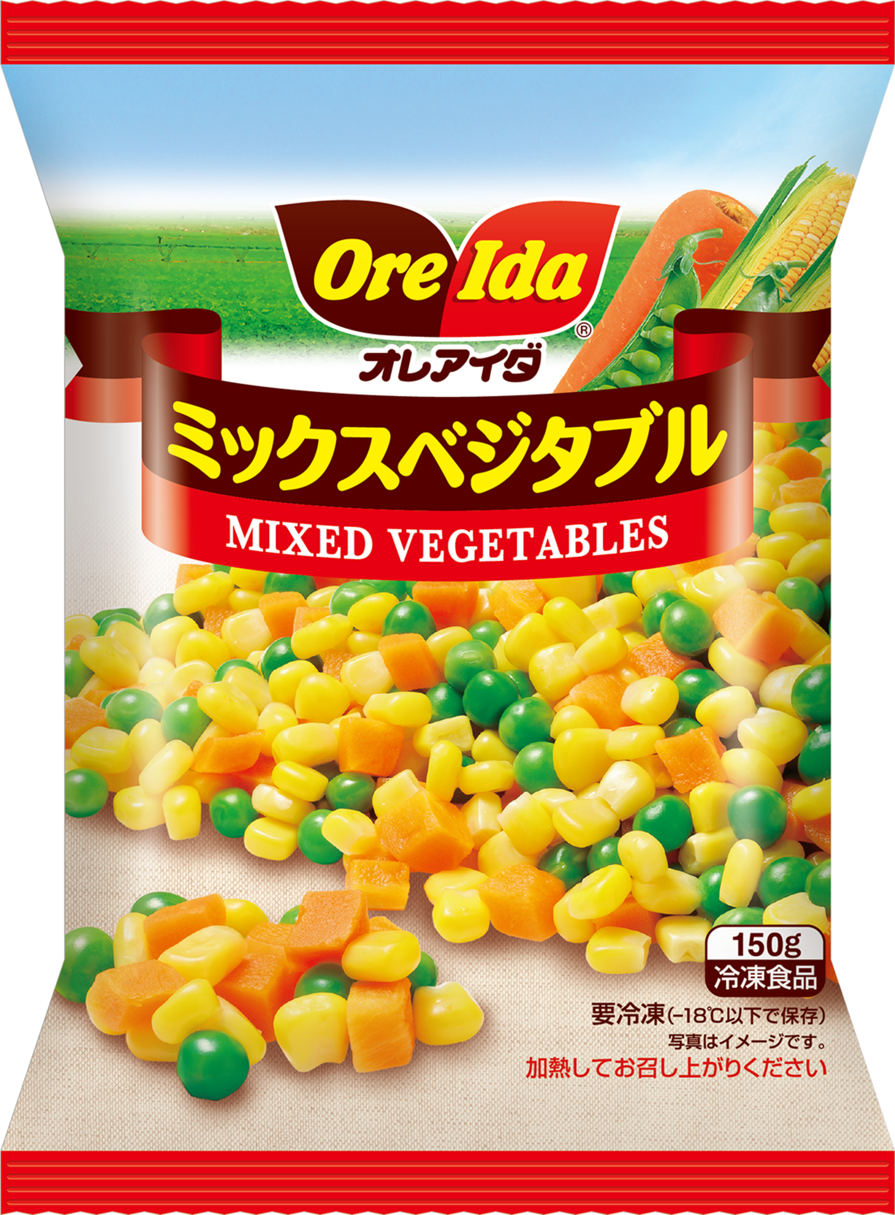 ミックスベジタブル ミニパック | ORE-IDA | Japan | Products - Heinz®