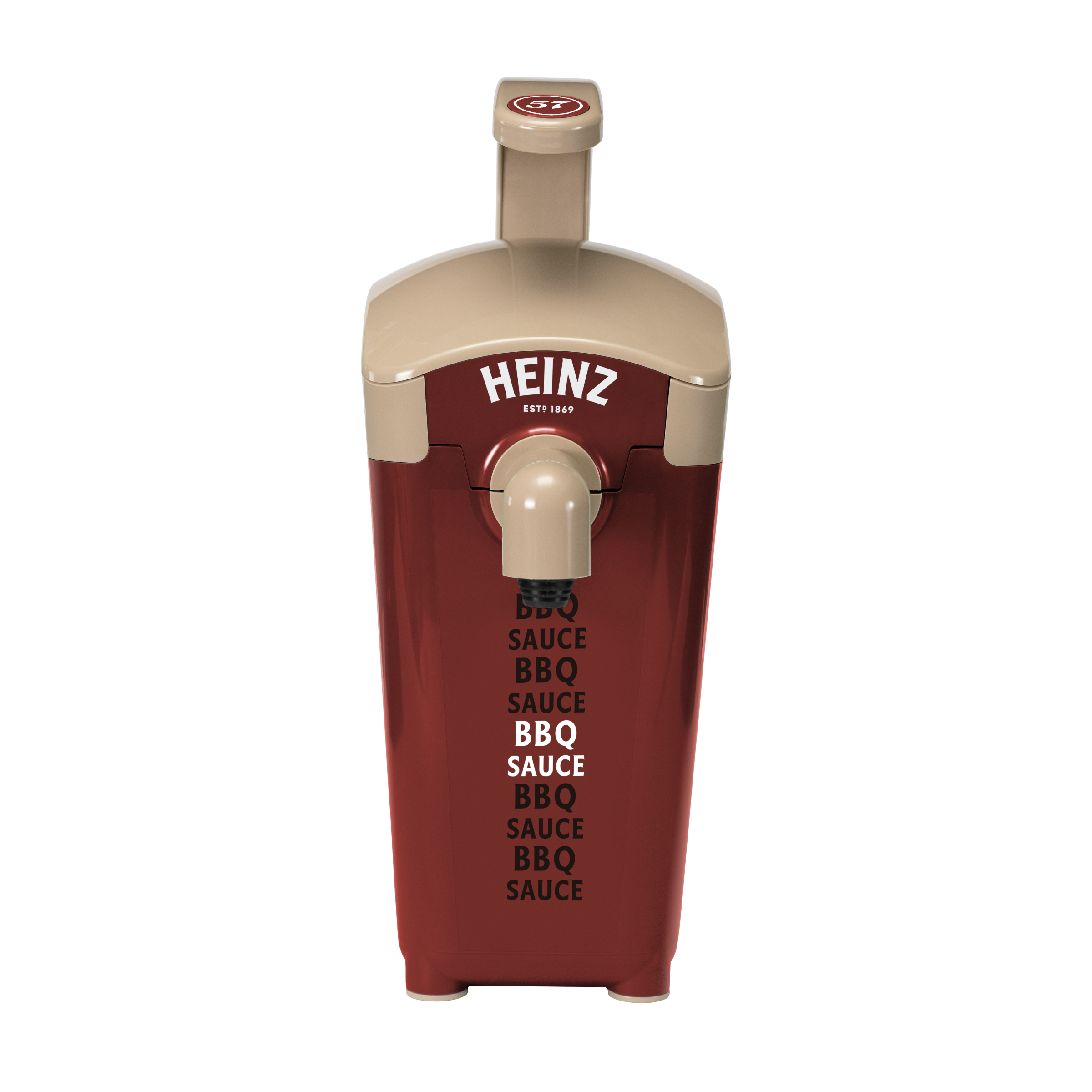 Heinz HEINZ Barbecue Sauce 1.5 Gal Keystone Dispenser, 5.2 LB