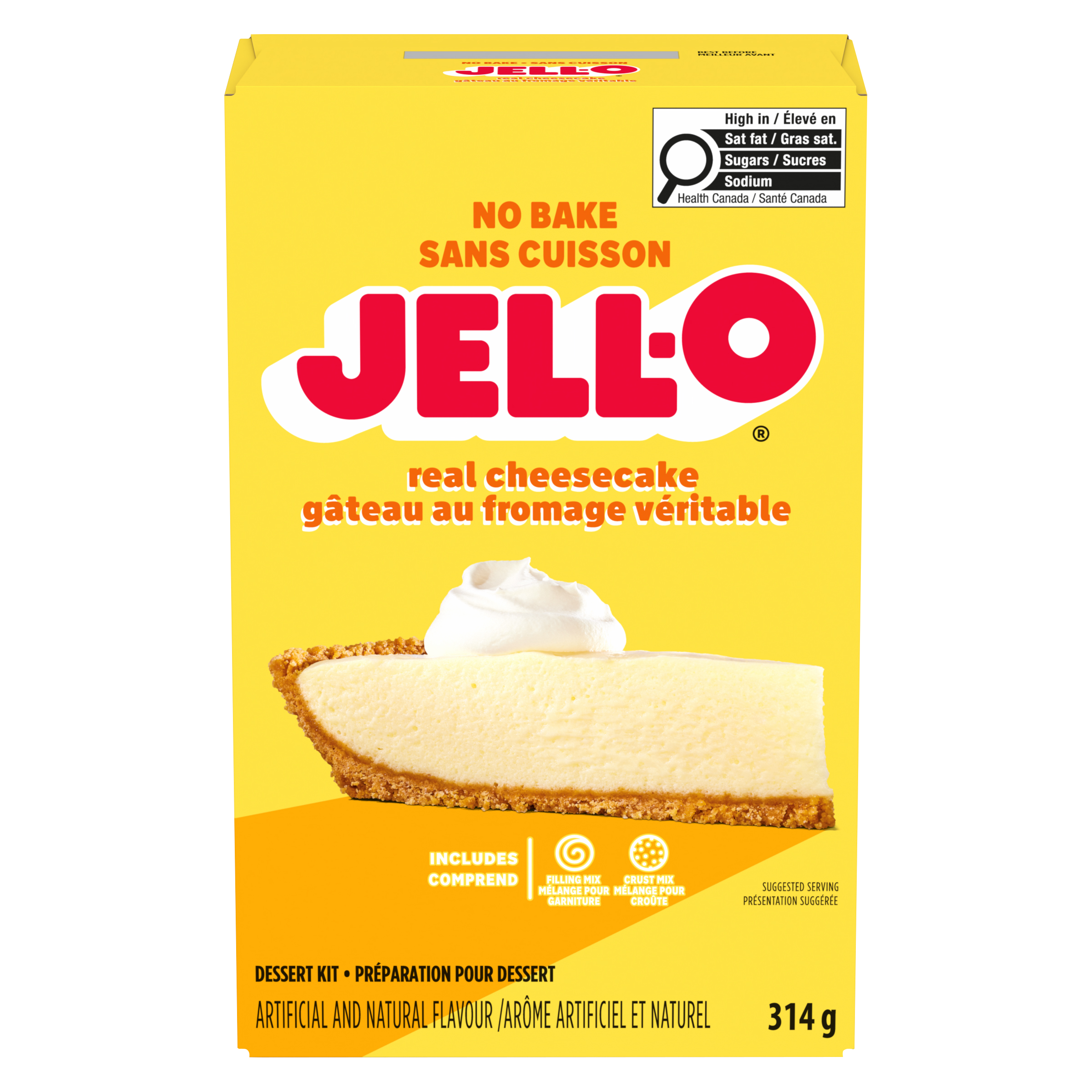 Préparation pour gâteau au fromage classique sans cuisson | Jell-O