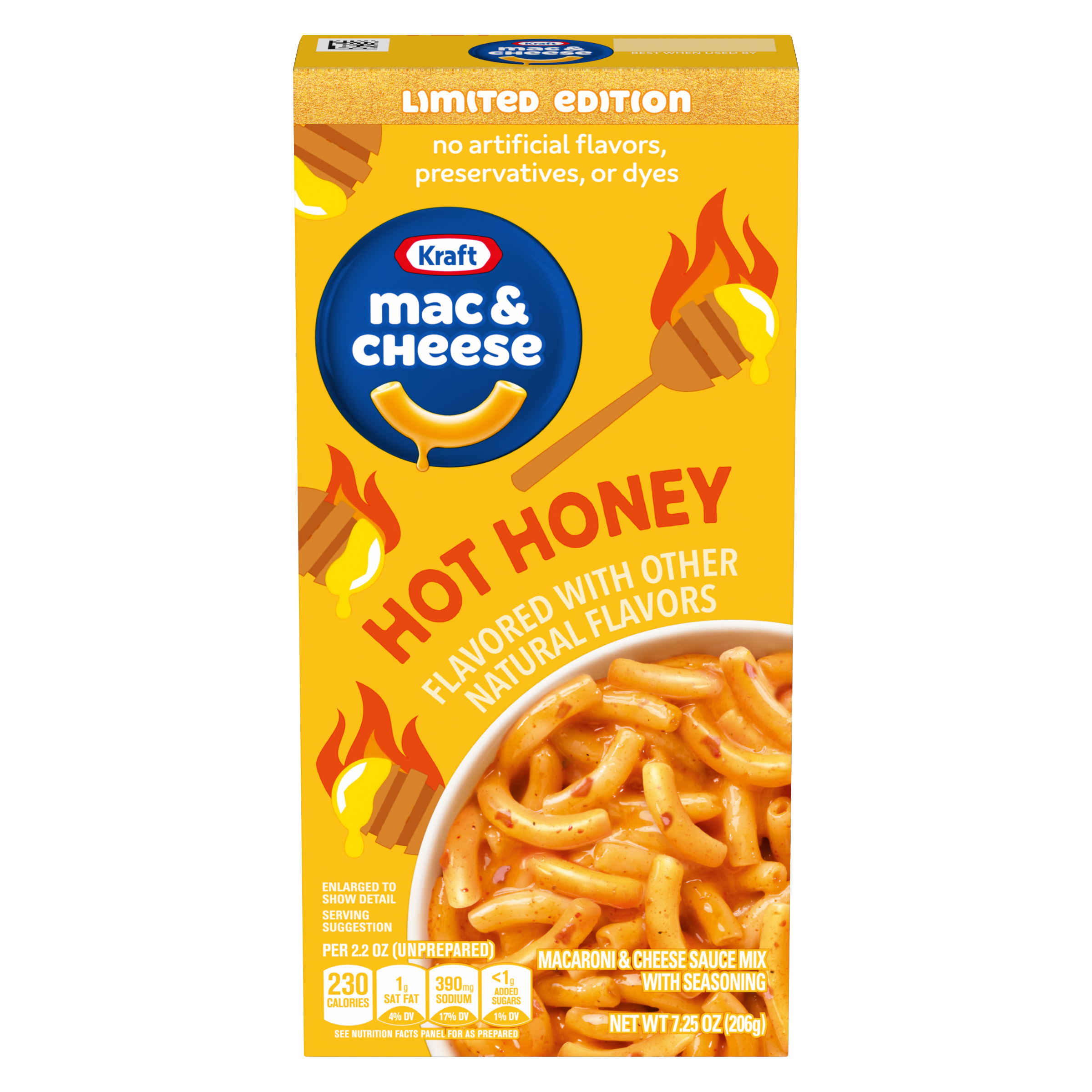 Hot Honey Flavored with Other Natural Flavors Mac & Cheese