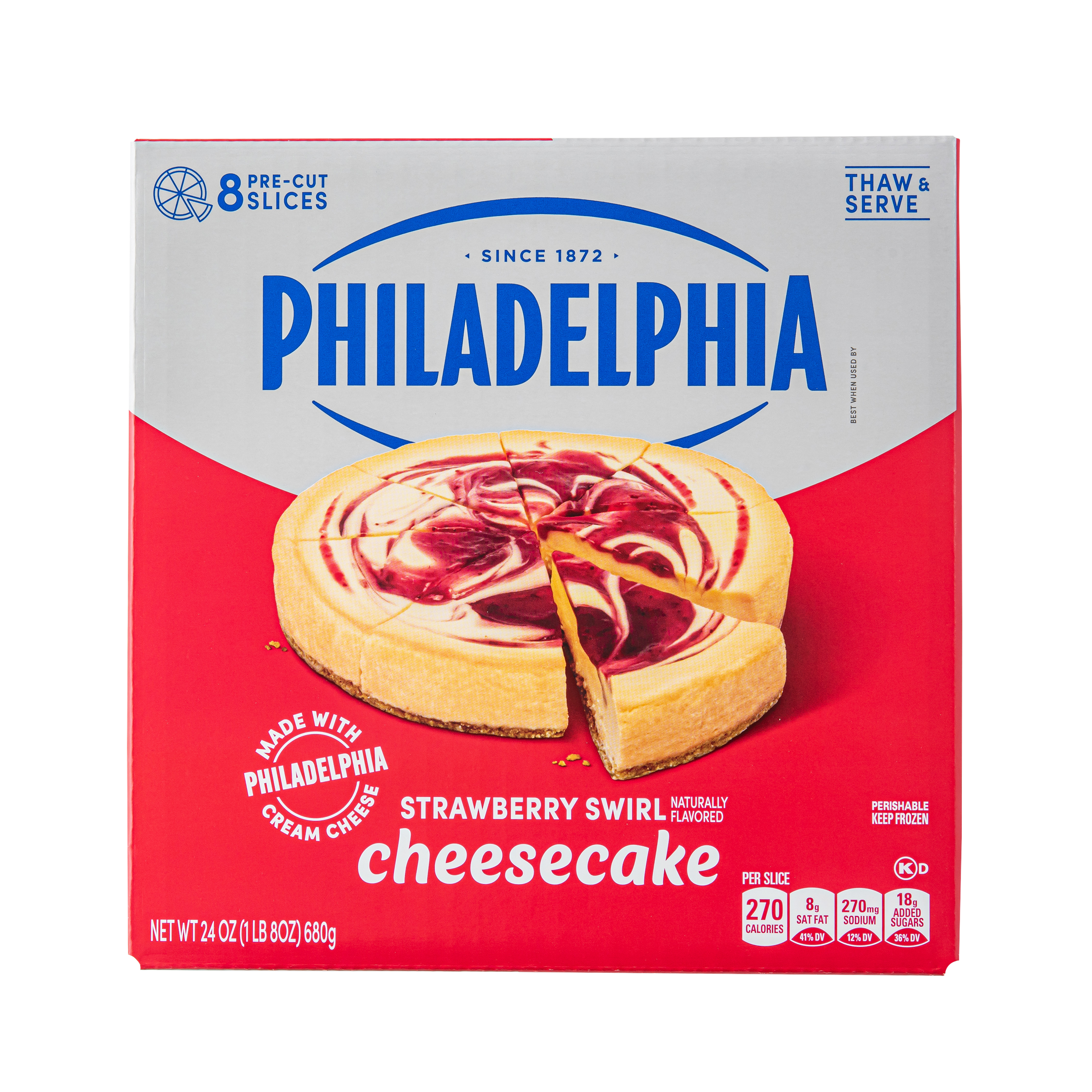 Strawberry Swirl Cheesecake | PHILADELPHIA | United States