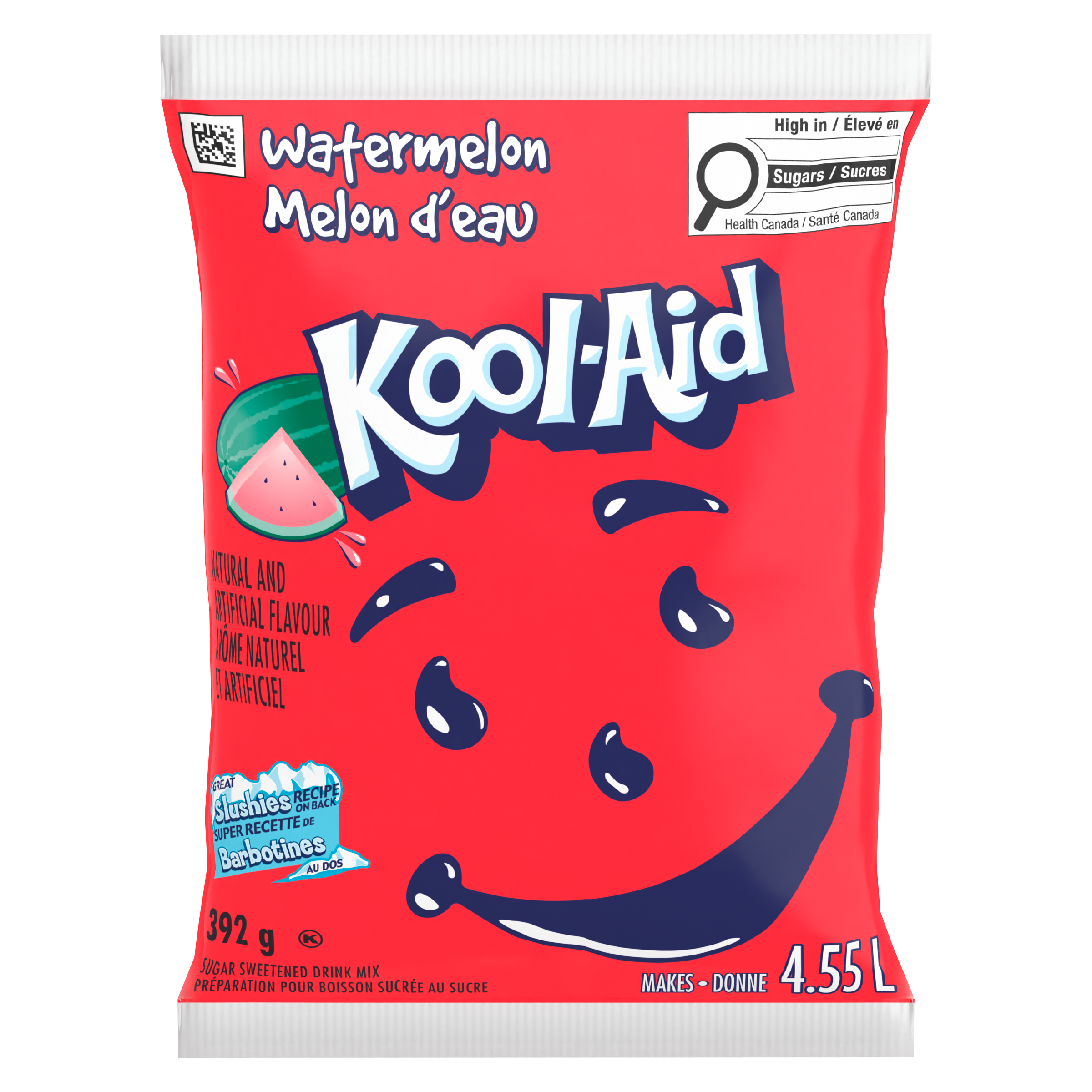 Kool-Aid Watermelon Flavoured Sugar Sweetened Drink Mix (18 x 392