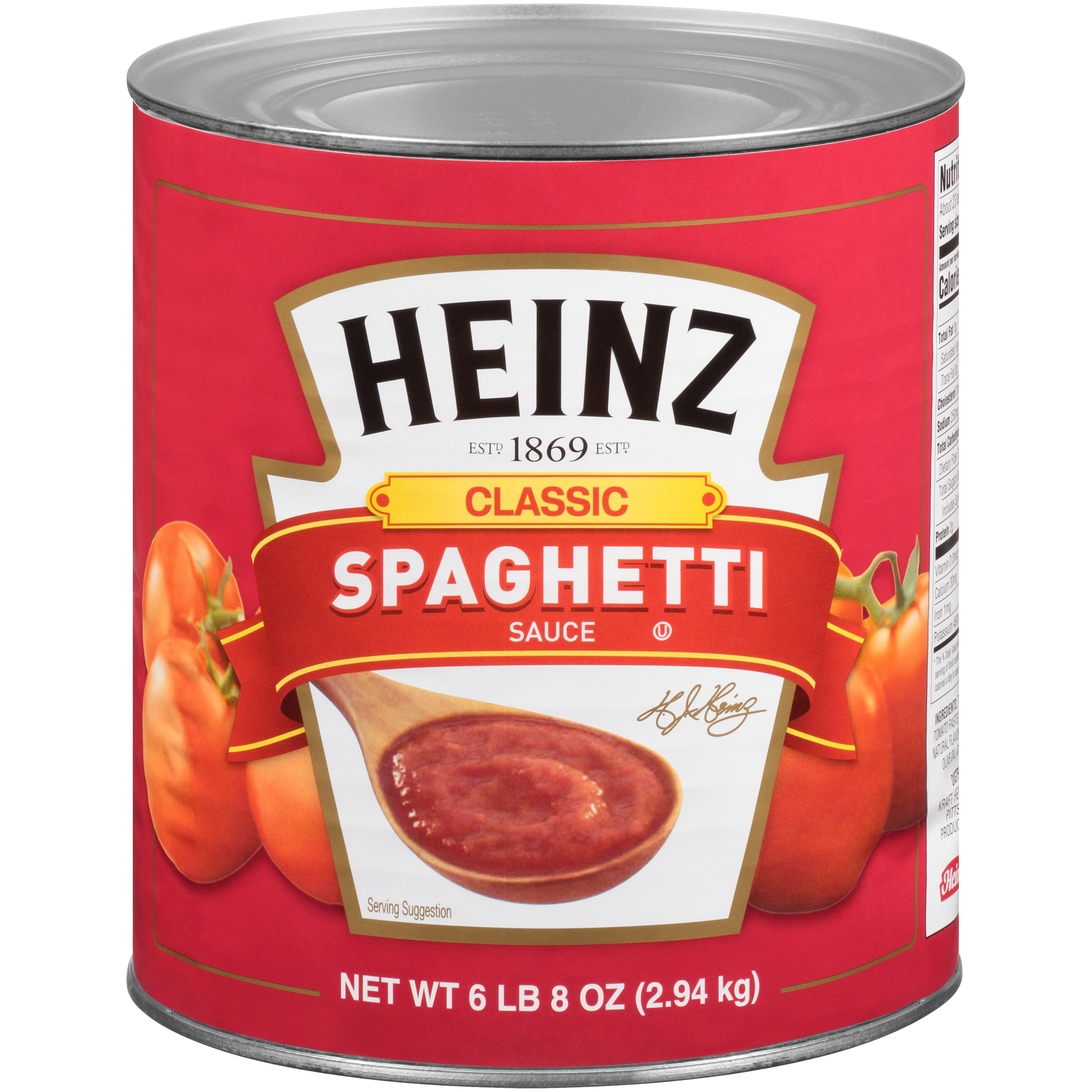 Heinz Classic Spaghetti Sauce, 6/104 oz Case (Can), 6.5 LB | Away