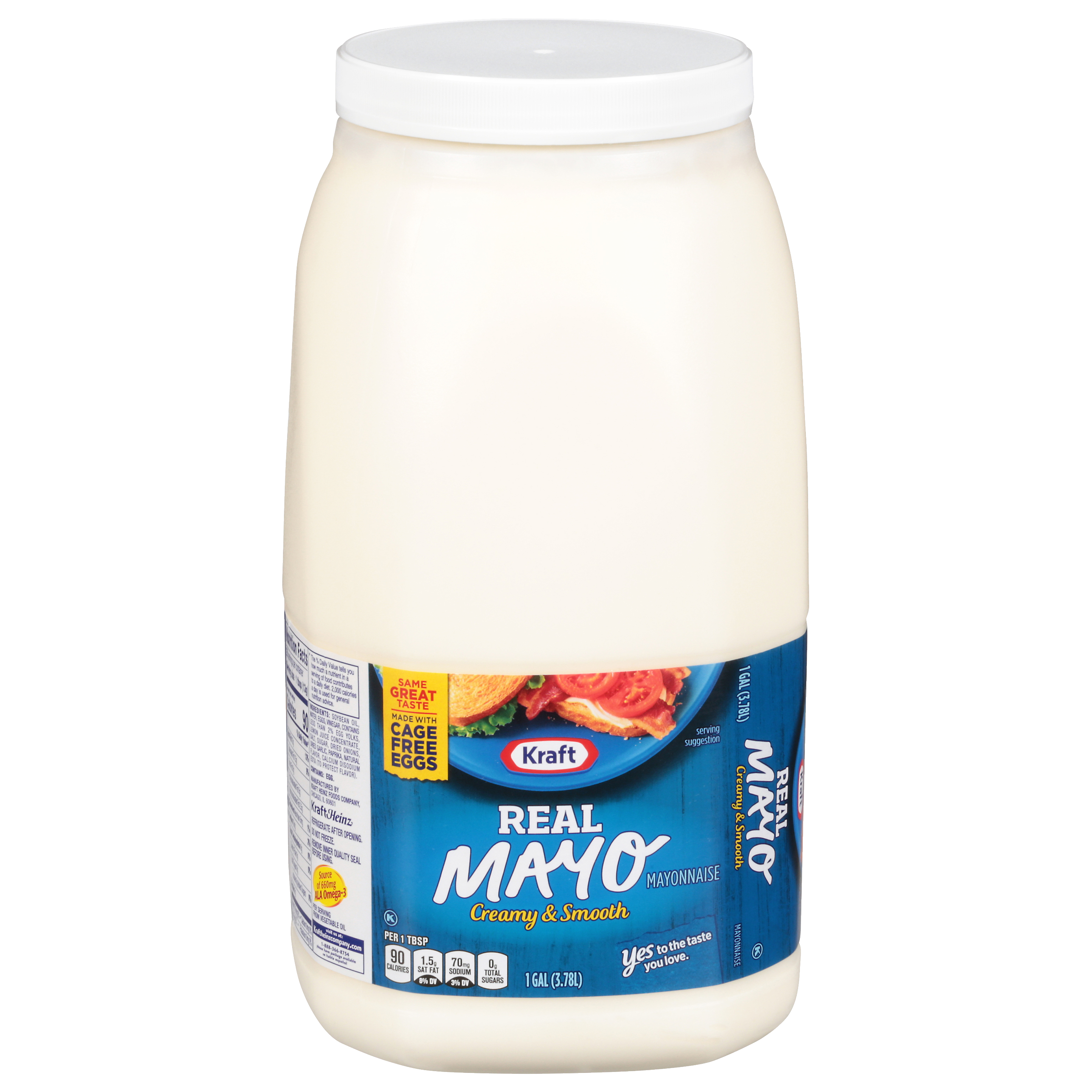 Kraft Real Mayonnaise, 4/1 gal Case (Jug), 1 GA | Away From Home