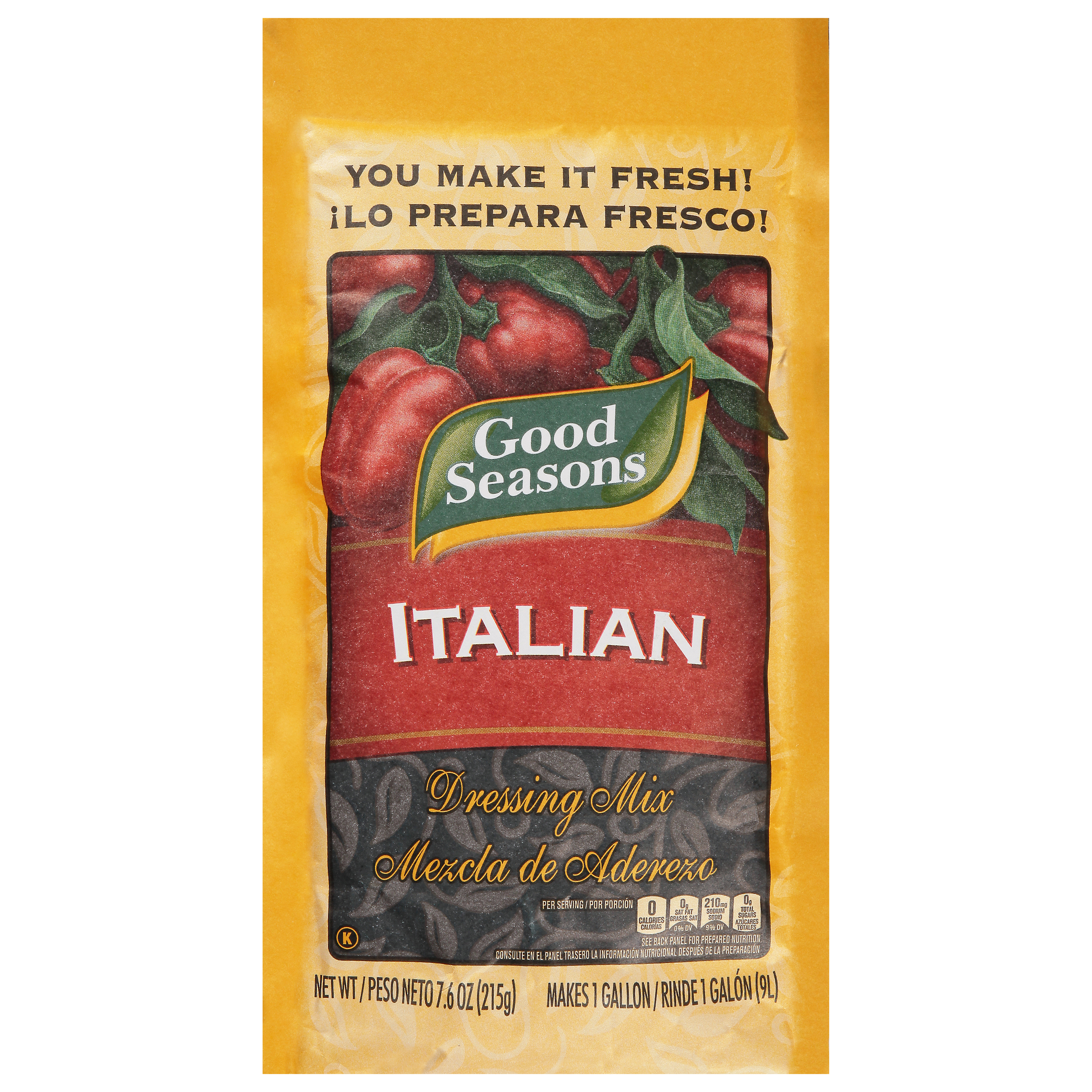 Good Seasons Italian Dressing Mix, 12/7.6 oz Case (Packet), 7.6 OZ | Away From Home Good Seasons Italian Dressing Mix, 12/7.6 oz Case (Packet), 7.6 OZ | Away From Home