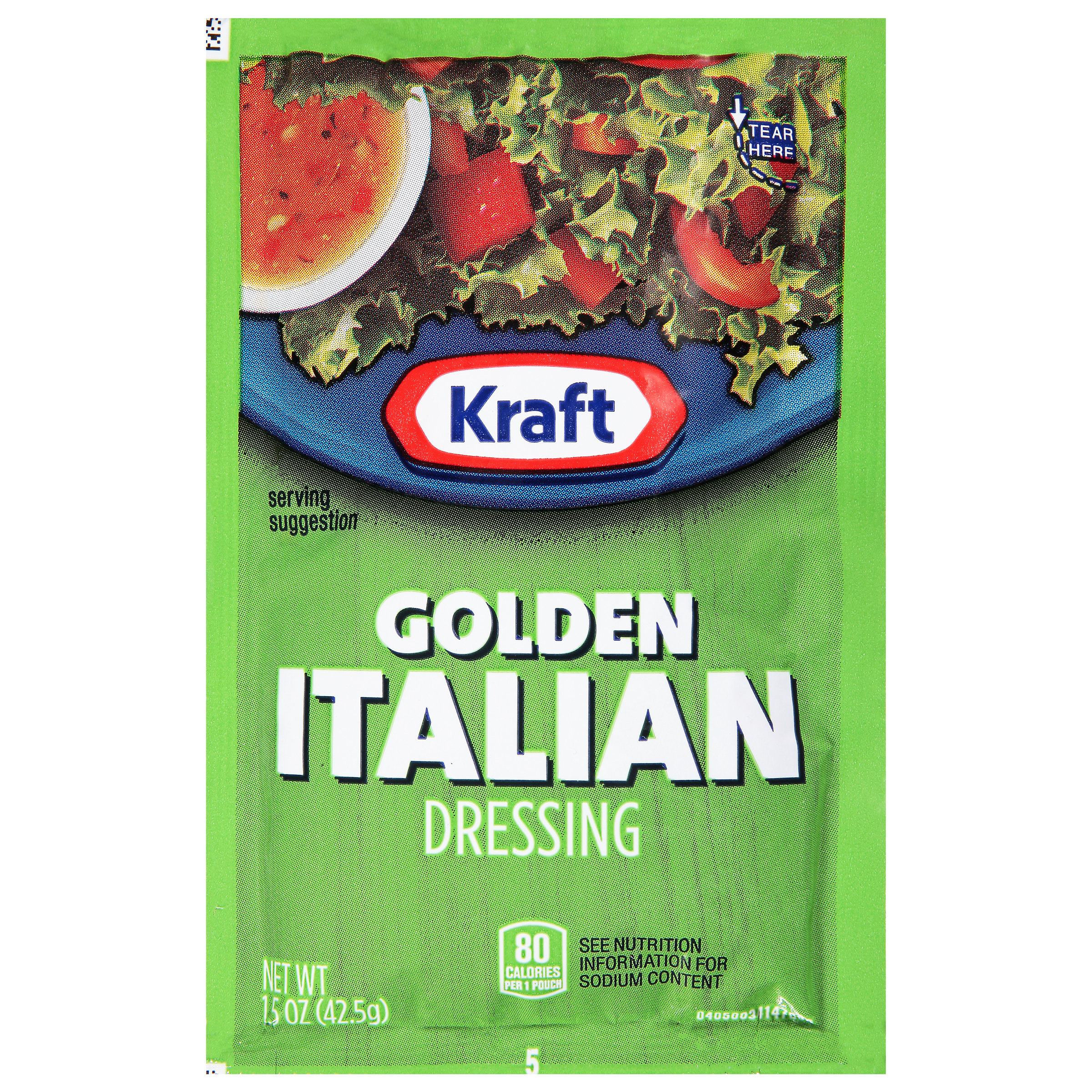 Kraft Golden Italian Dressing, 60/1.5 oz Case (Packet), 1.5 OZ | Away From  Home